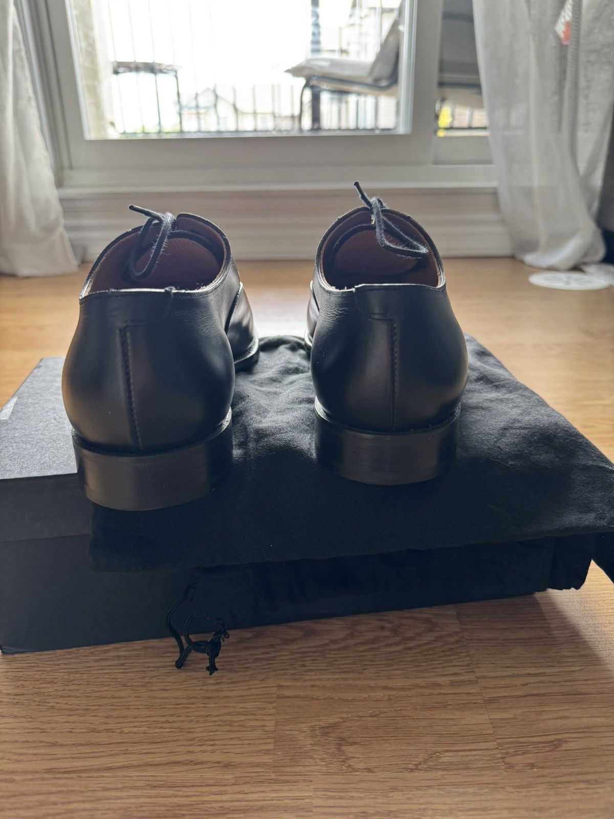 Grenson Grenson Cambridge - Black Cap toe Oxford -8.5uk(9.5us) Size US 8.5 / EU 41-42 - 6 Thumbnail