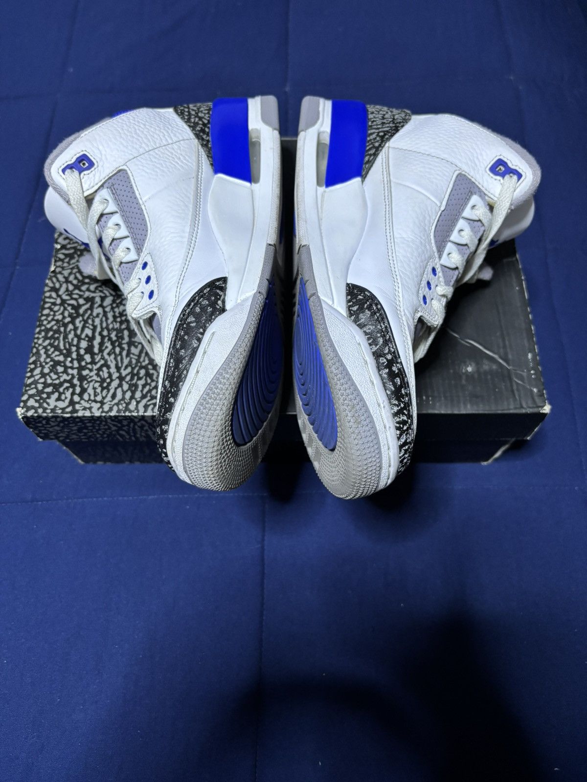 Jordan Brand Jordan 3 Retro Racer Blue 2021 Size 9 Size US 9 / EU 42 - 3 Thumbnail
