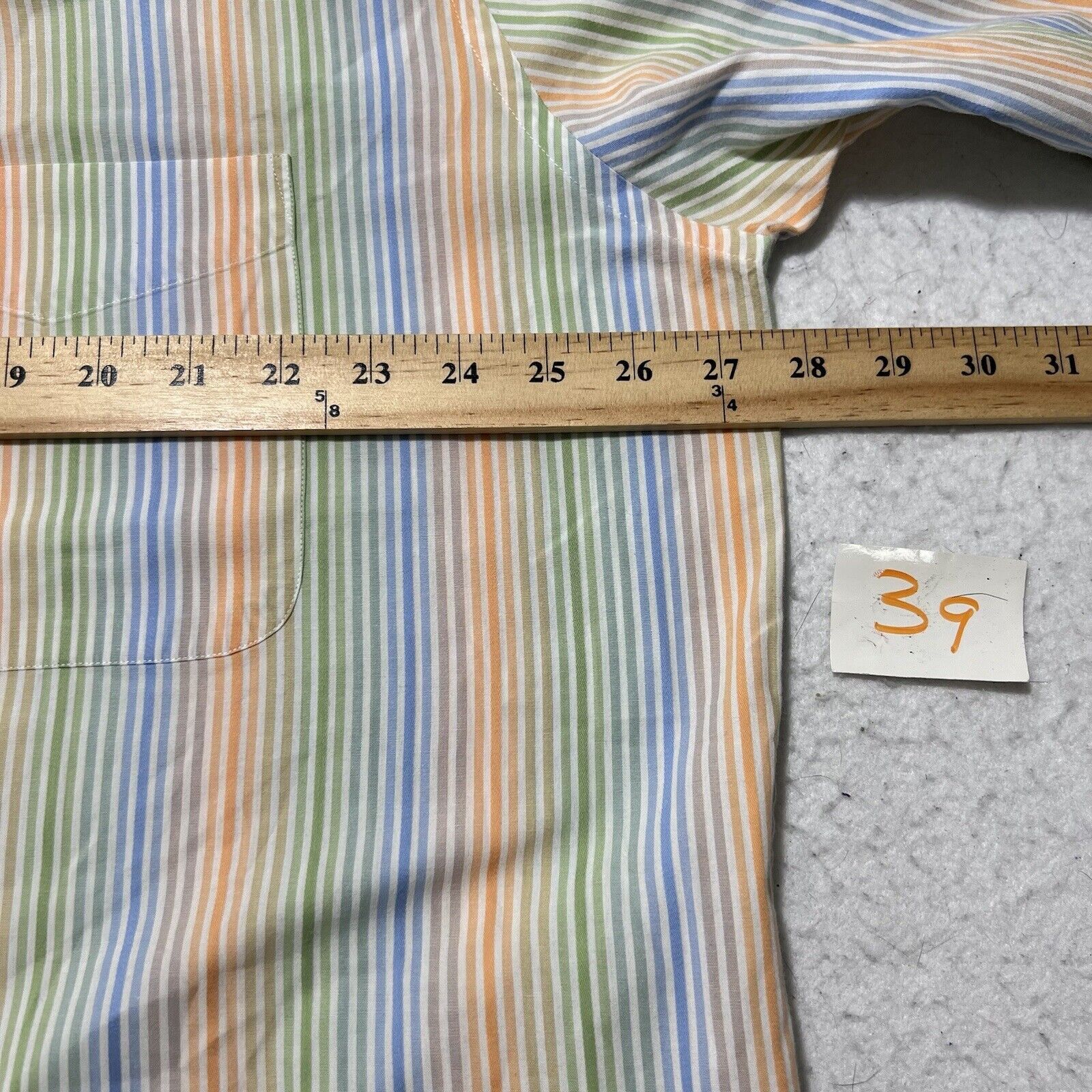 Alan Flusser Alan Flusser XL Colorful Striped Button Down Collared Shirt Size US XL / EU 56 / 4 - 7 Thumbnail