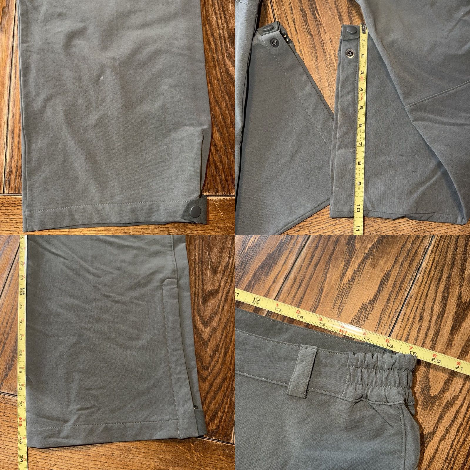 Vintage Cloudveil Outdoor Hiking Performance Pants Men’s XL Zip Pockets Cargo Pocket Straight Leg Gray Size US 36 / EU 52 - 10 Thumbnail