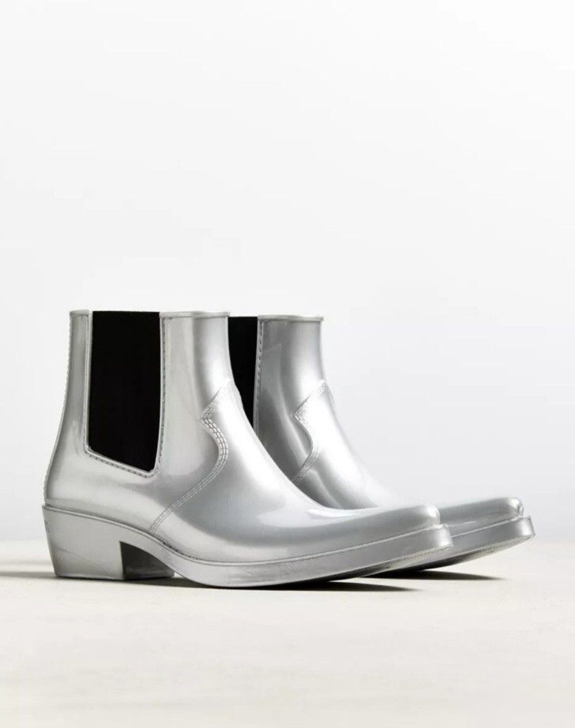 Calvin Klein Calvin Klein Calvin Klein Cole Rubber Silver Boot Size US 11 / EU 44 - 7 Thumbnail