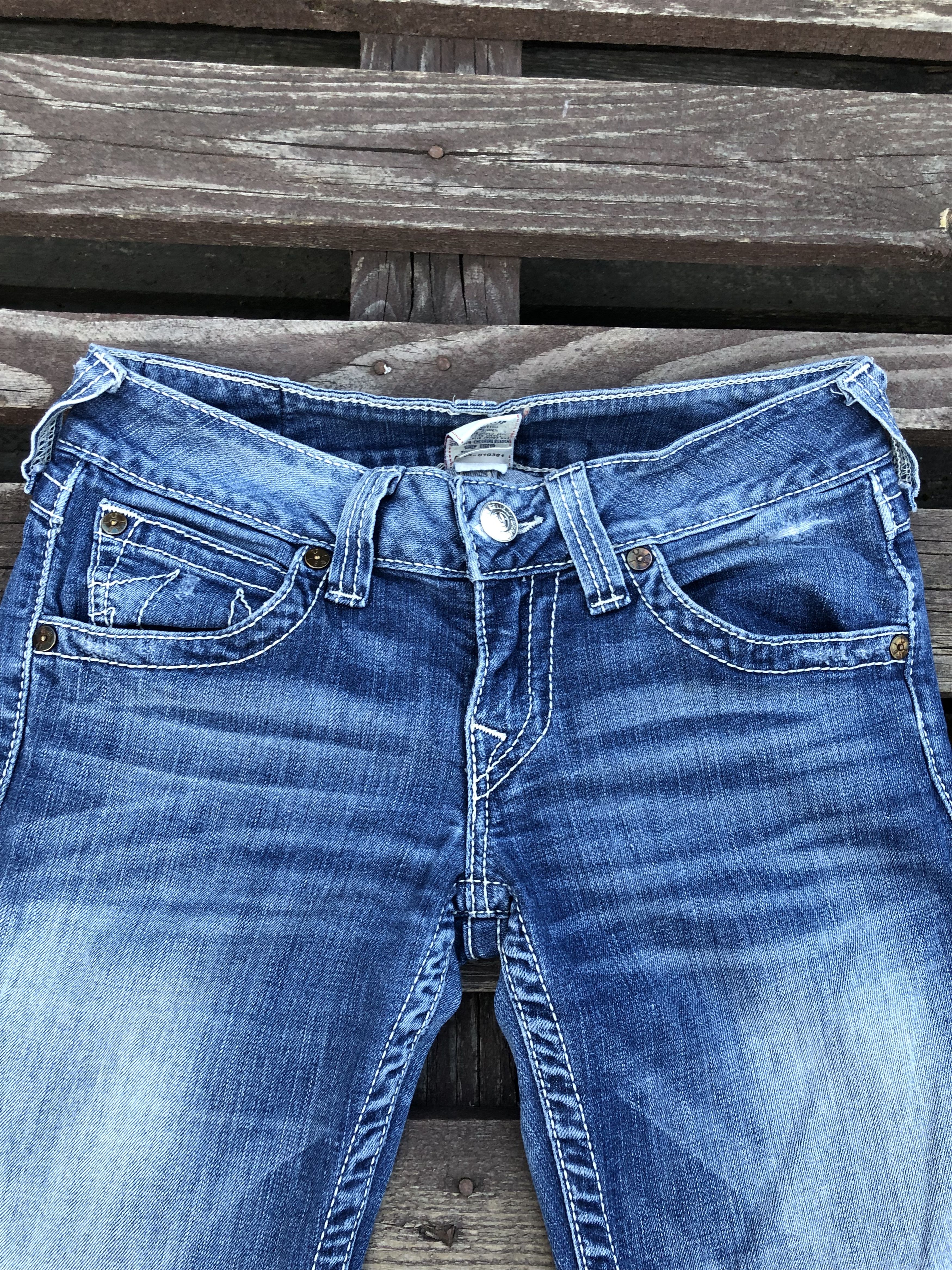 True Religion Vintage Y2K True Religion Straight Denim Jeans Size 28 Size 28" / US 6 / IT 42 - 3 Thumbnail