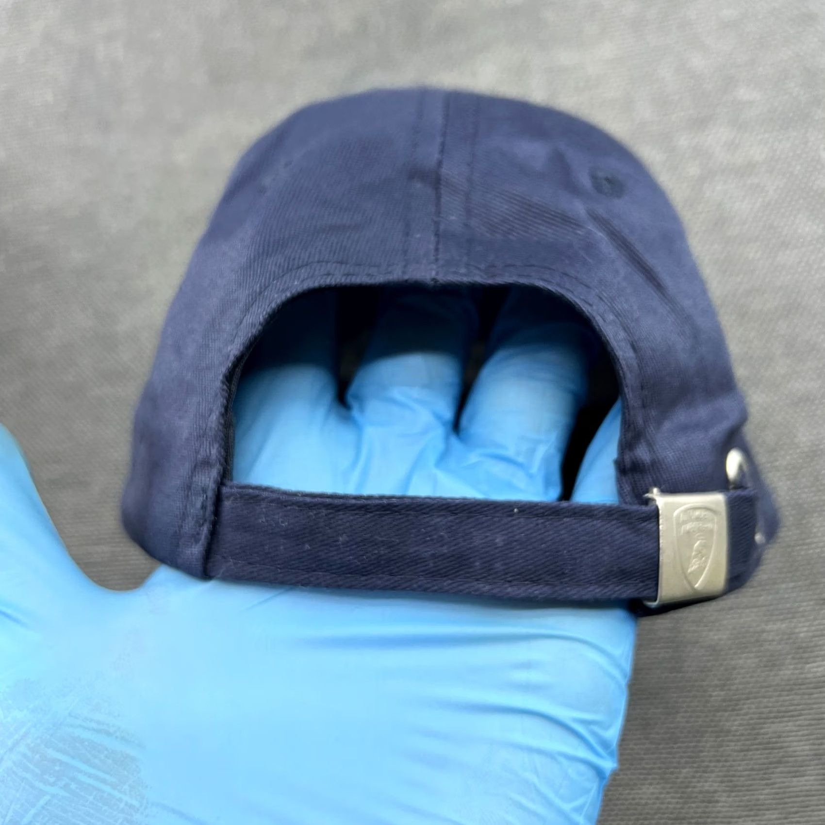 Lamborghini VINTAGE Automobili Baseball Cap One Size Blue Italy Adjustable Unisex Adults Cotton Canvas Lamborghini Beanie Men's Women's Boys Girls? Size ONE SIZE - 6 Thumbnail