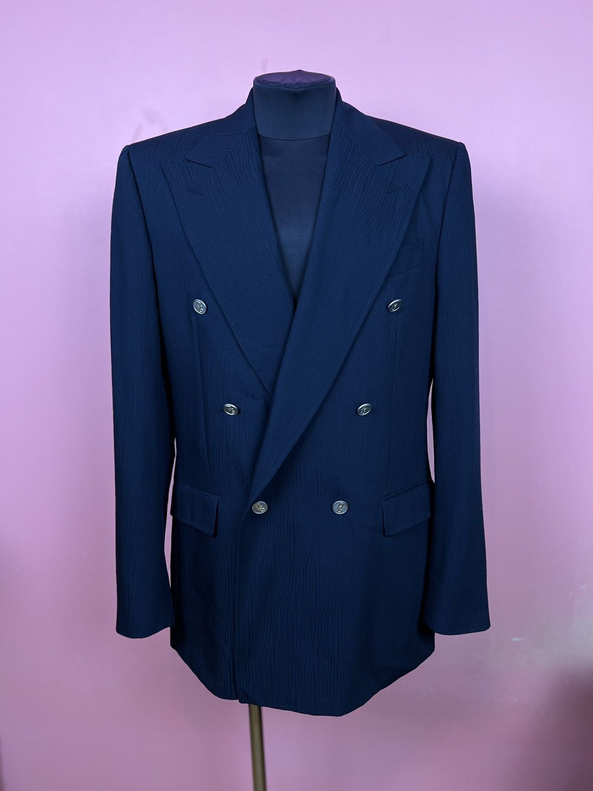 Dolce & Gabbana Dolce & Gabbana Double-Breasted blazer tuxedo luxury tree Size 50R - 1 Thumbnail