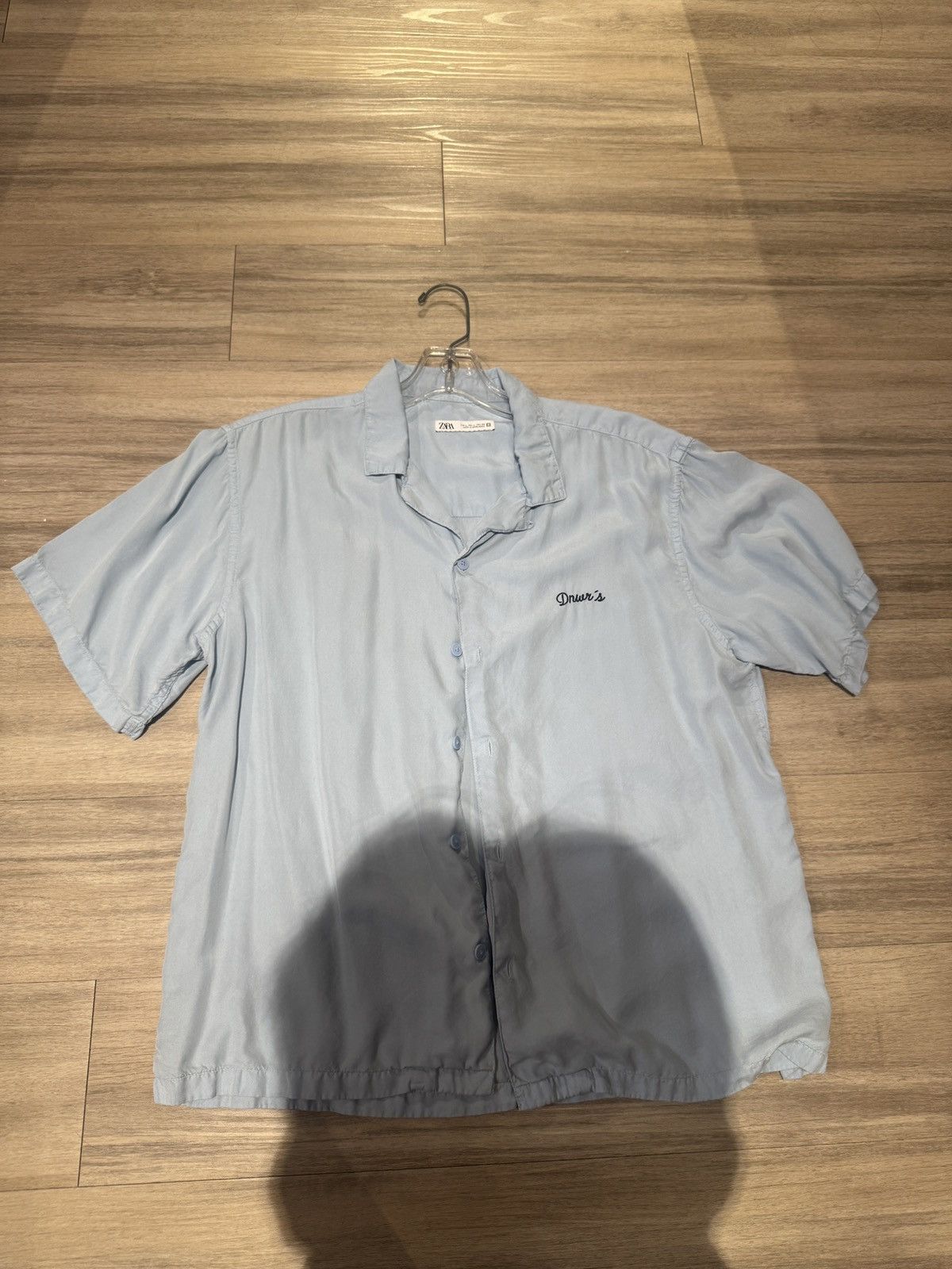 Zara Zara Short Sleeve Button Up Shirt Size US L / EU 52-54 / 3 - 1 Thumbnail