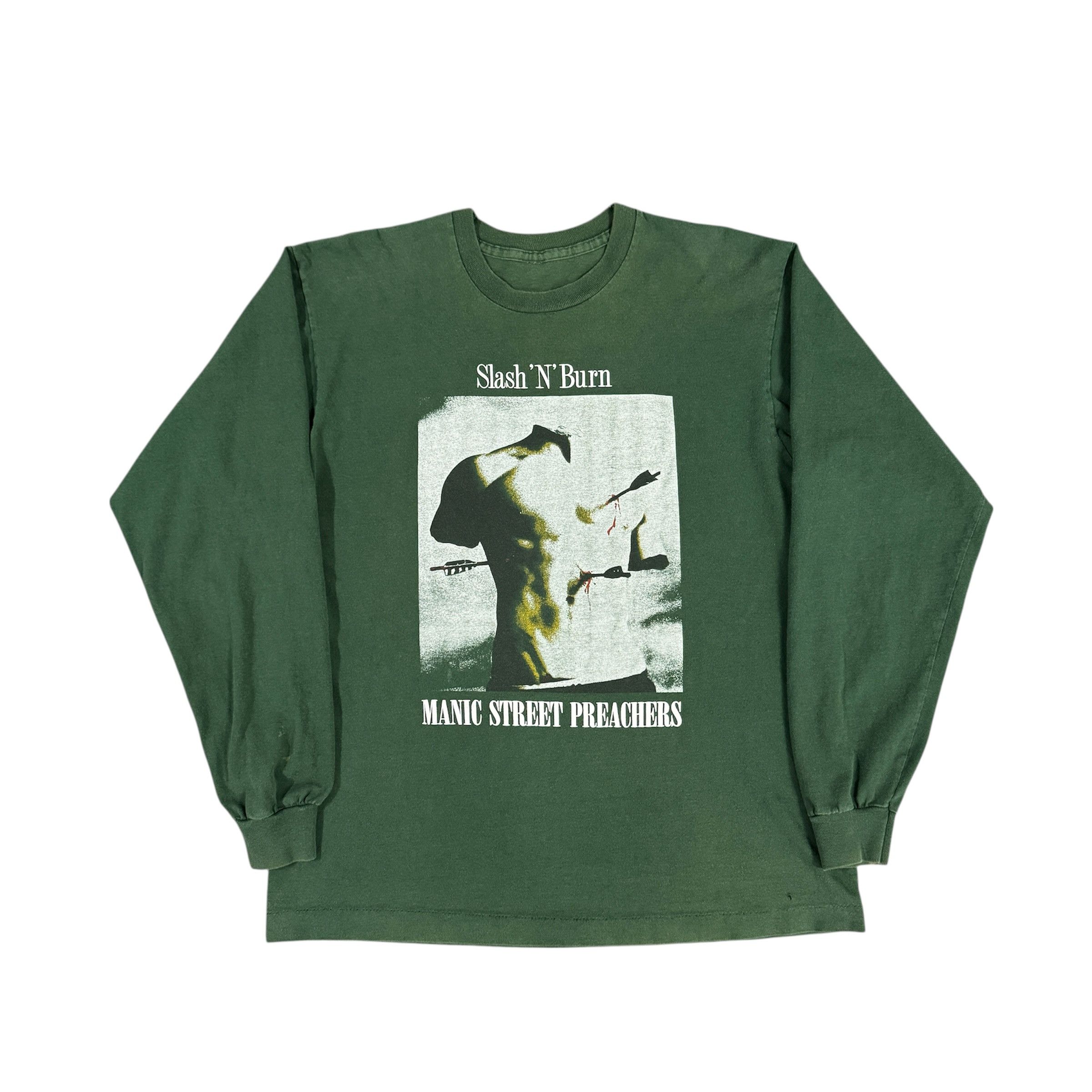 Band Tees 90s Manic Street Preachers Longsleeve "Slash N Burn" Size US XL / EU 56 / 4 - 3 Thumbnail