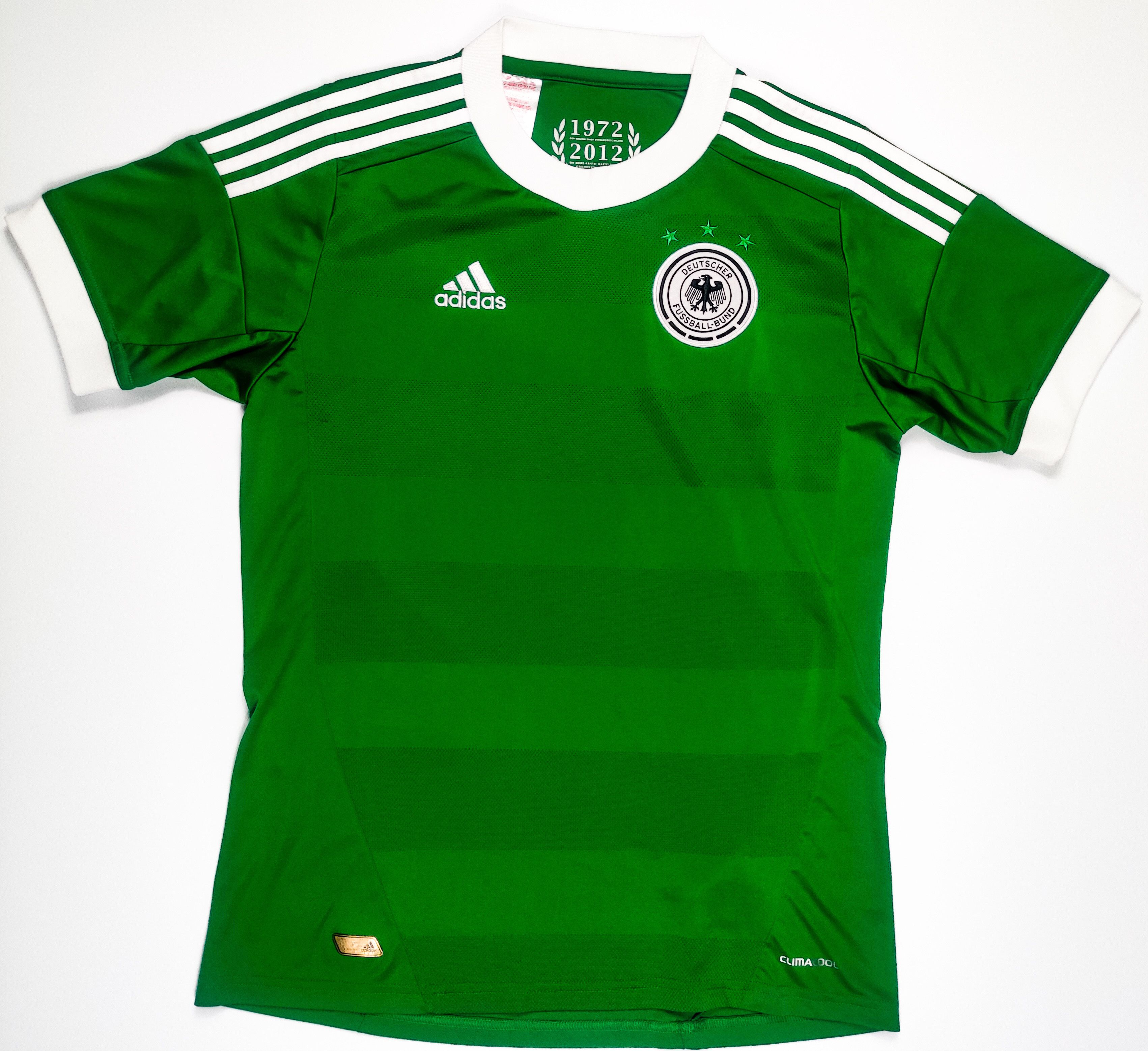 Adidas Germany Euro 2012 2013 Adidas Away Shirt Kit Jersey Green Size US S / EU 44-46 / 1 - 1 Thumbnail