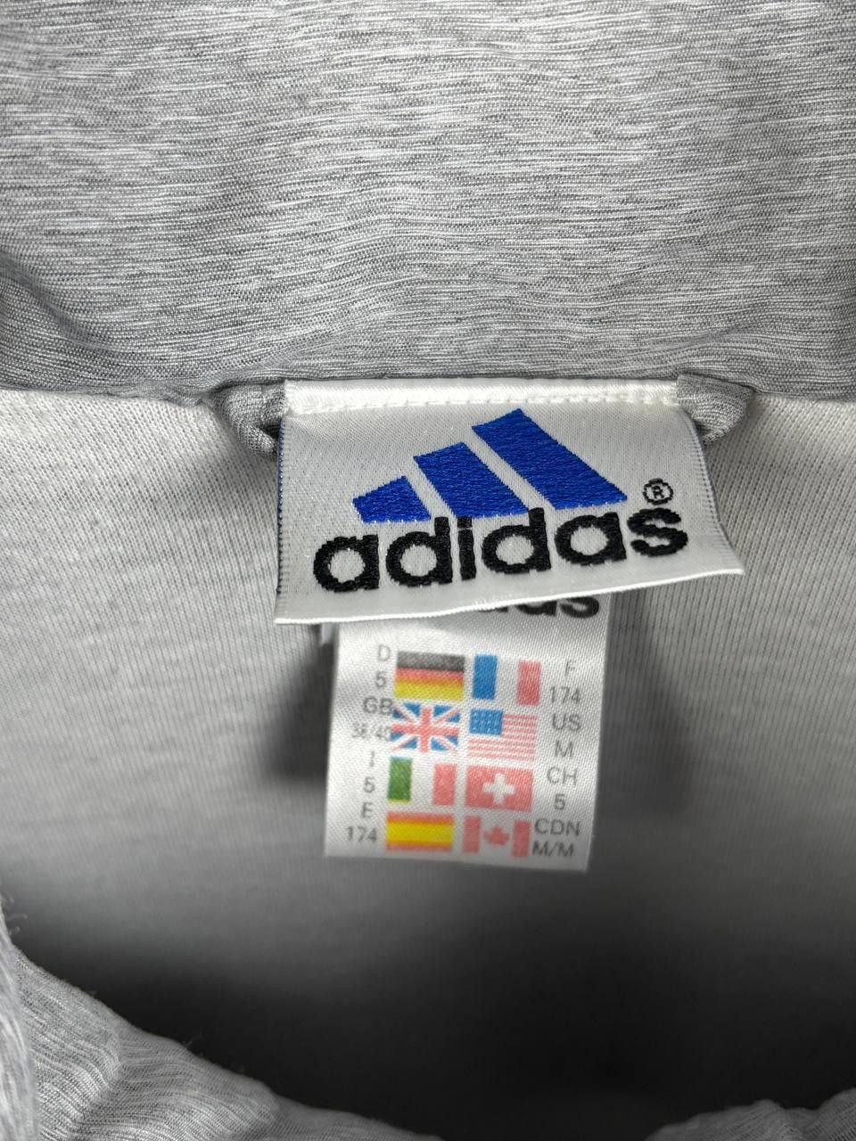 Adidas Adidas Windbreaker Jacket Size M Black Grey Full Zip Vintage Size US M / EU 48-50 / 2 - 4 Thumbnail