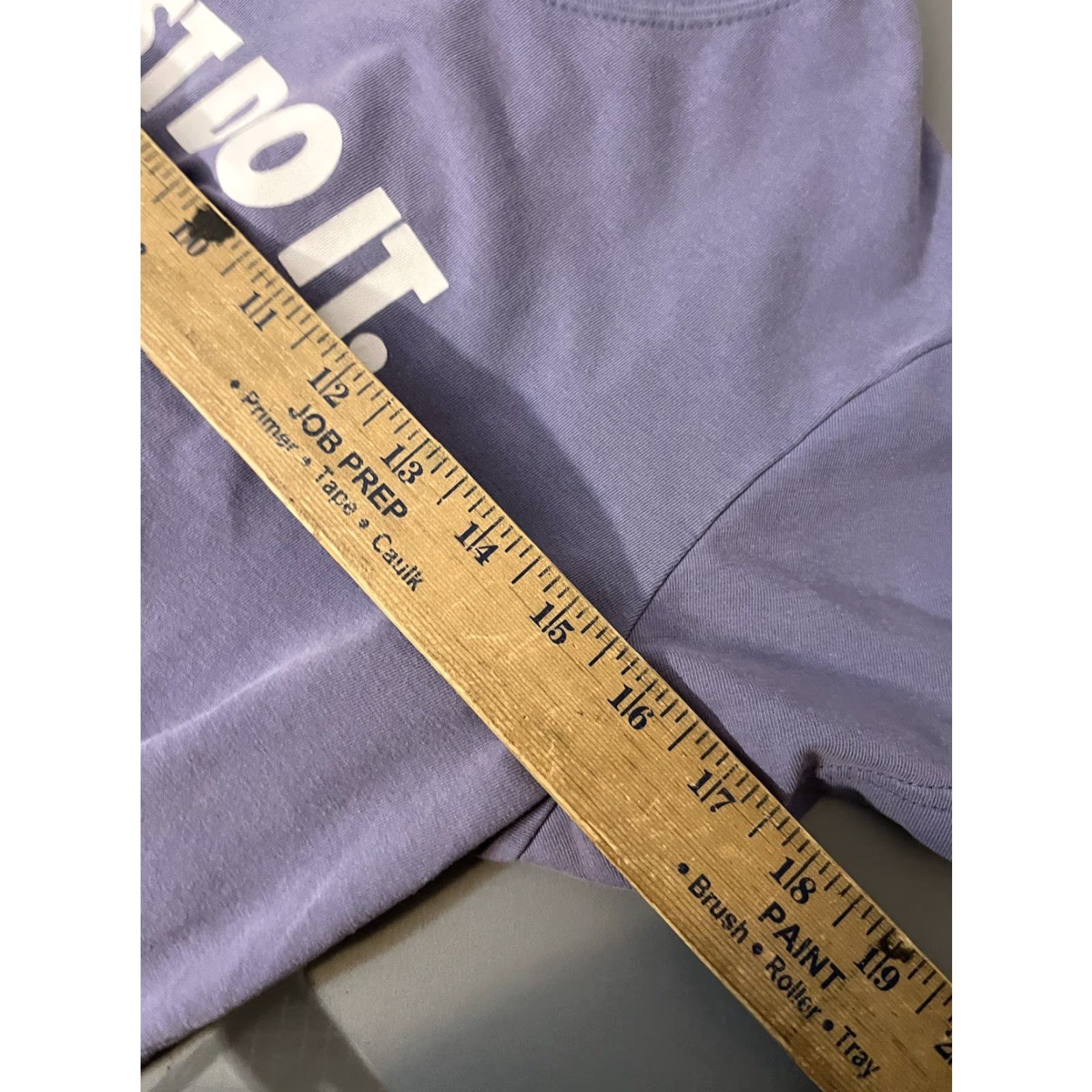 Nike Nike Dri Fit Cotton Tee Womens Size Medium Purple Just Do It Tee Size ONE SIZE - 5 Thumbnail