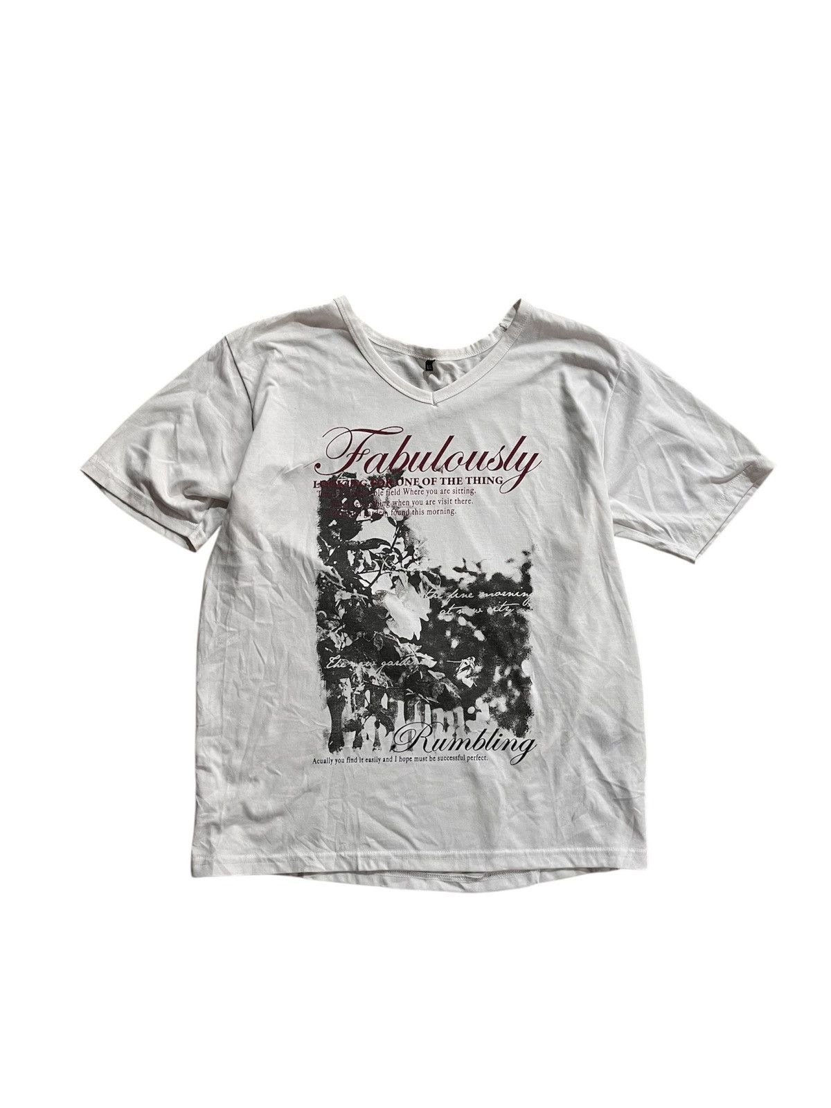 Hysteric Glamour × If Six Was Nine × Japanese Brand JAPANESE Y2K FABULOUSY POEM TEE Size US S / EU 44-46 / 1 - 1 Thumbnail