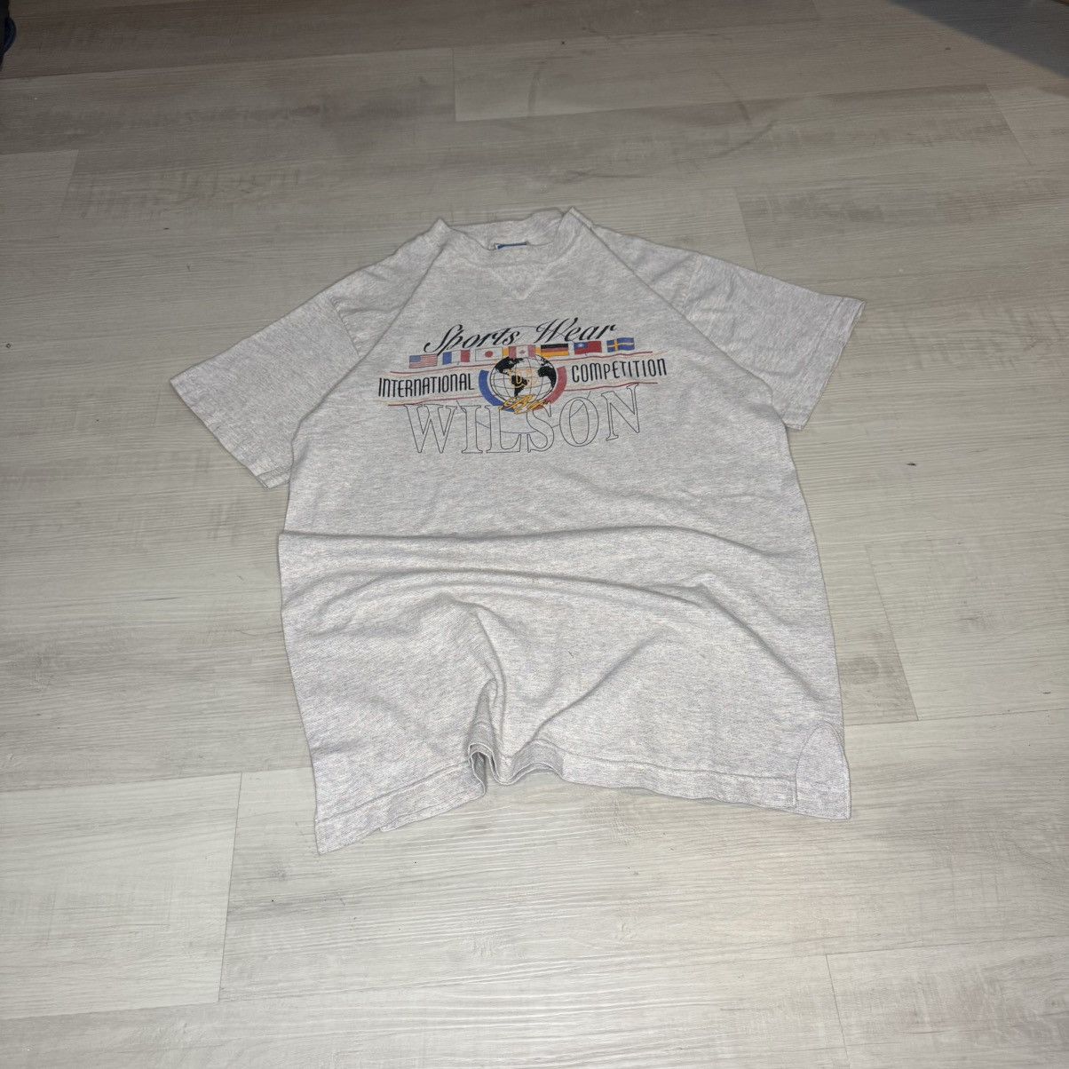 Gear for Sports × Vintage Vintage 1990s Wilson’s international sportswear Tee Size US L / EU 52-54 / 3 - 1 Thumbnail