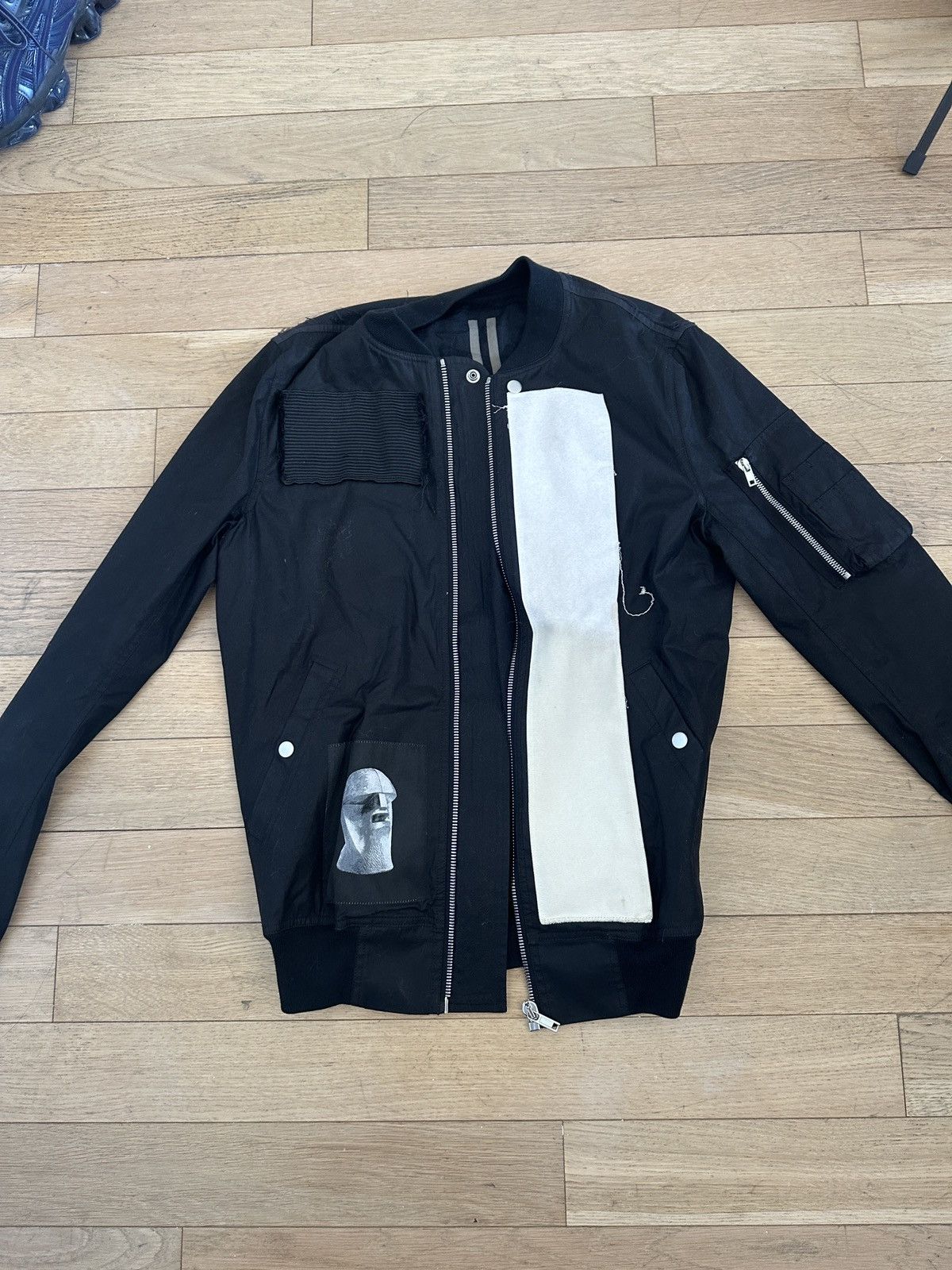 Rick Owens Drkshdw Rick Owen’s DrkShdw Dirt Bomber Jacket Size US M / EU 48-50 / 2 - 1 Thumbnail
