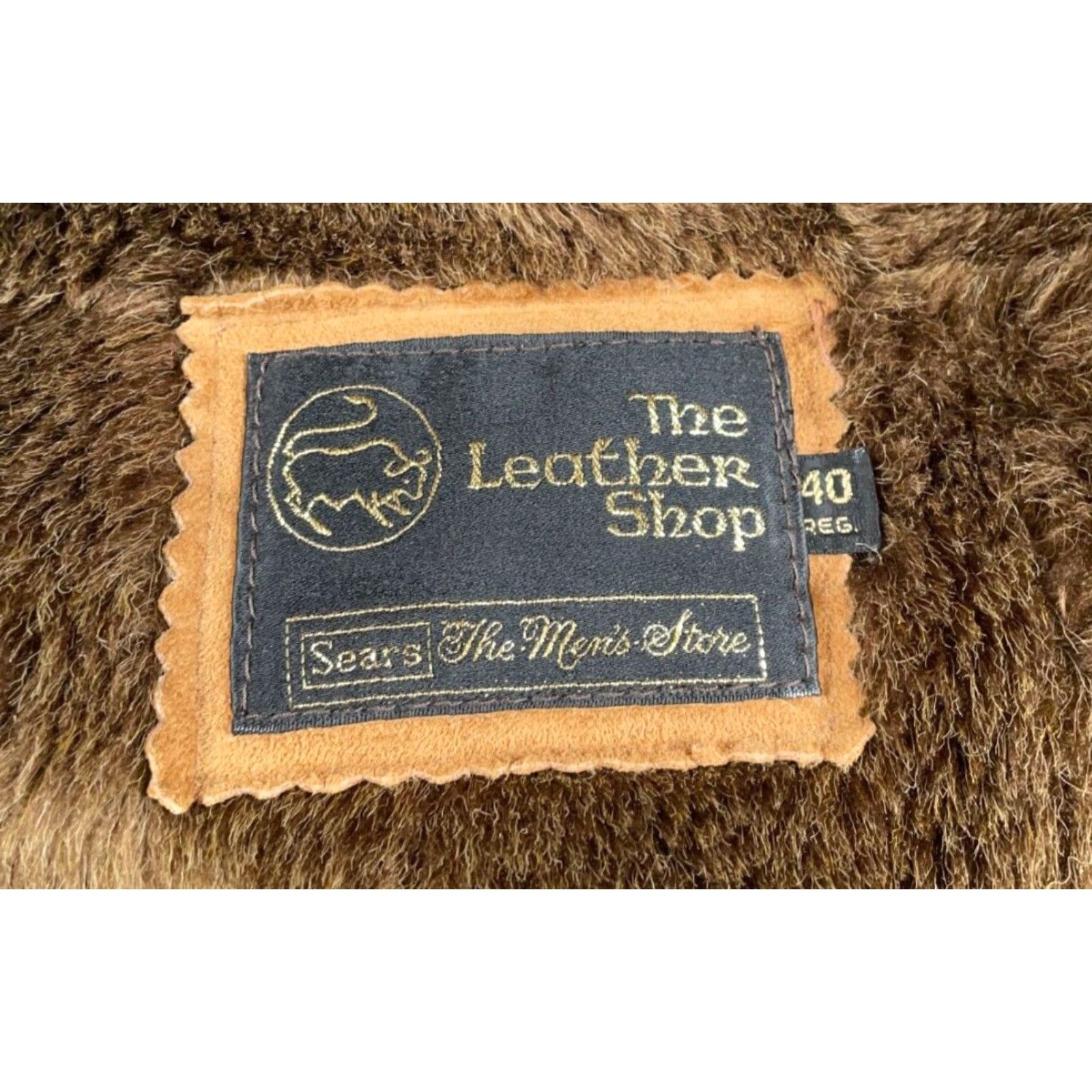 Sears VINTAGE 70s Suede Leather Rancher Jacket Sears Leather Shop Brown Faux Fur Lining Pockets Button Size US XXS / EU 40 - 4 Thumbnail