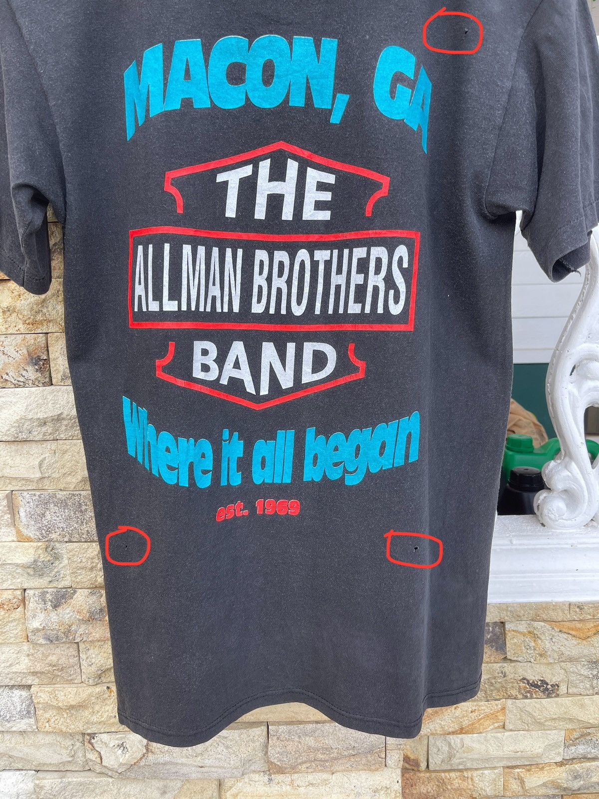 Band Tees Sun Faded🔥Vtg 1992 The Allman Brothers Band T-Shirt Size US M / EU 48-50 / 2 - 10 Thumbnail