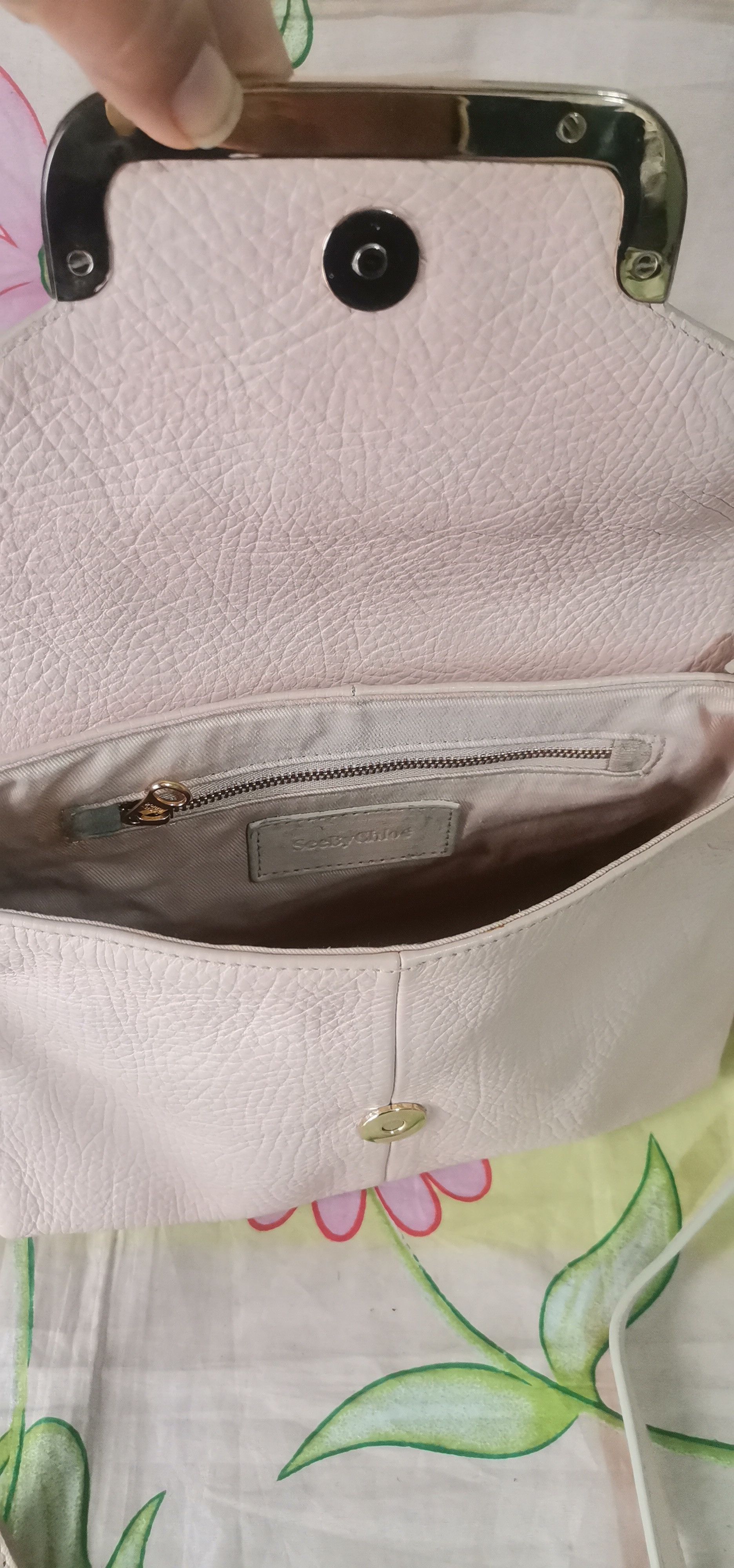 Chloe CHLOE peach leather crossbody shouer sling bag Size ONE SIZE - 7 Thumbnail