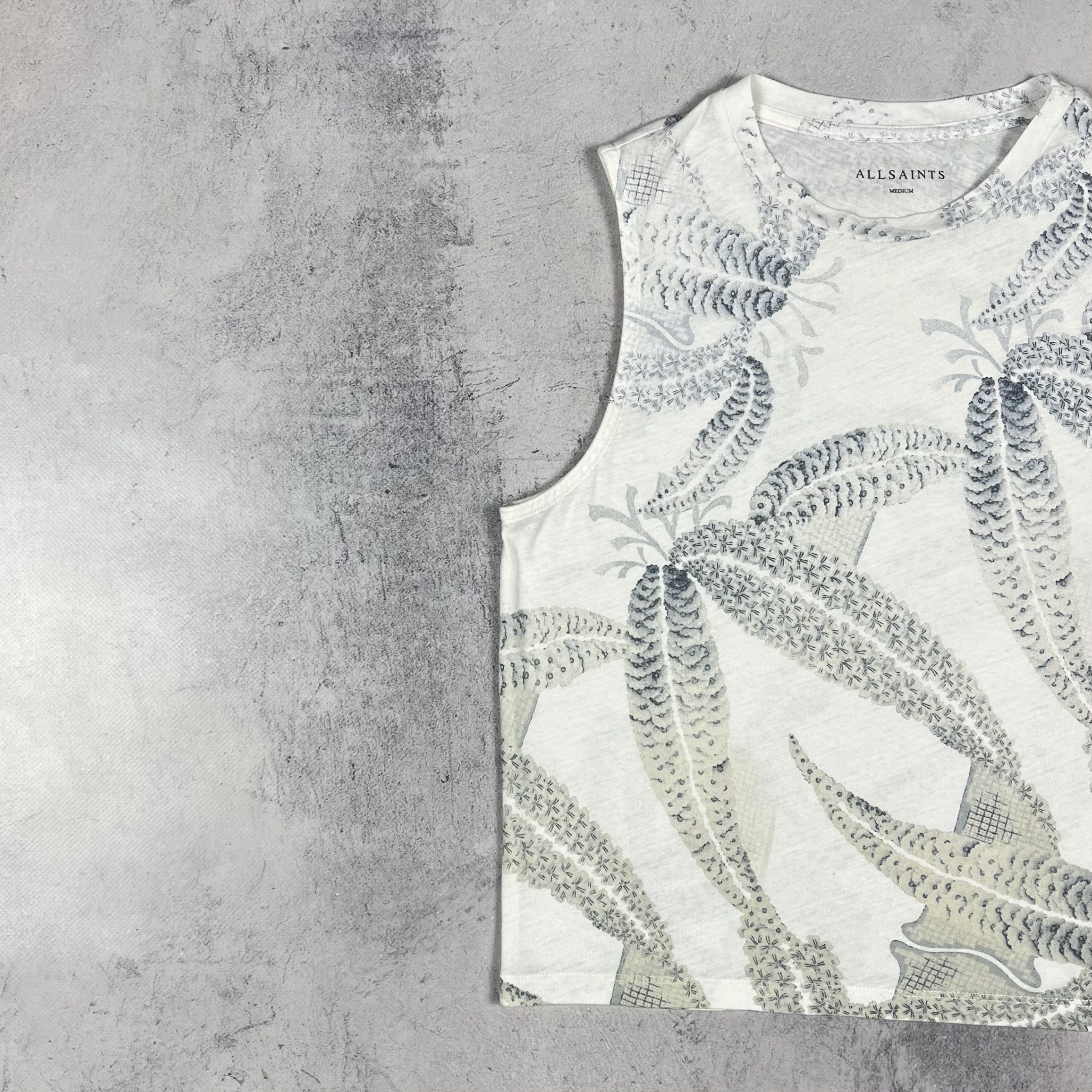 Allsaints Designer AllSaints Fuji Eli Floral Ladies Tank-Top Sleveless Size M / US 6-8 / IT 42-44 - 5 Thumbnail