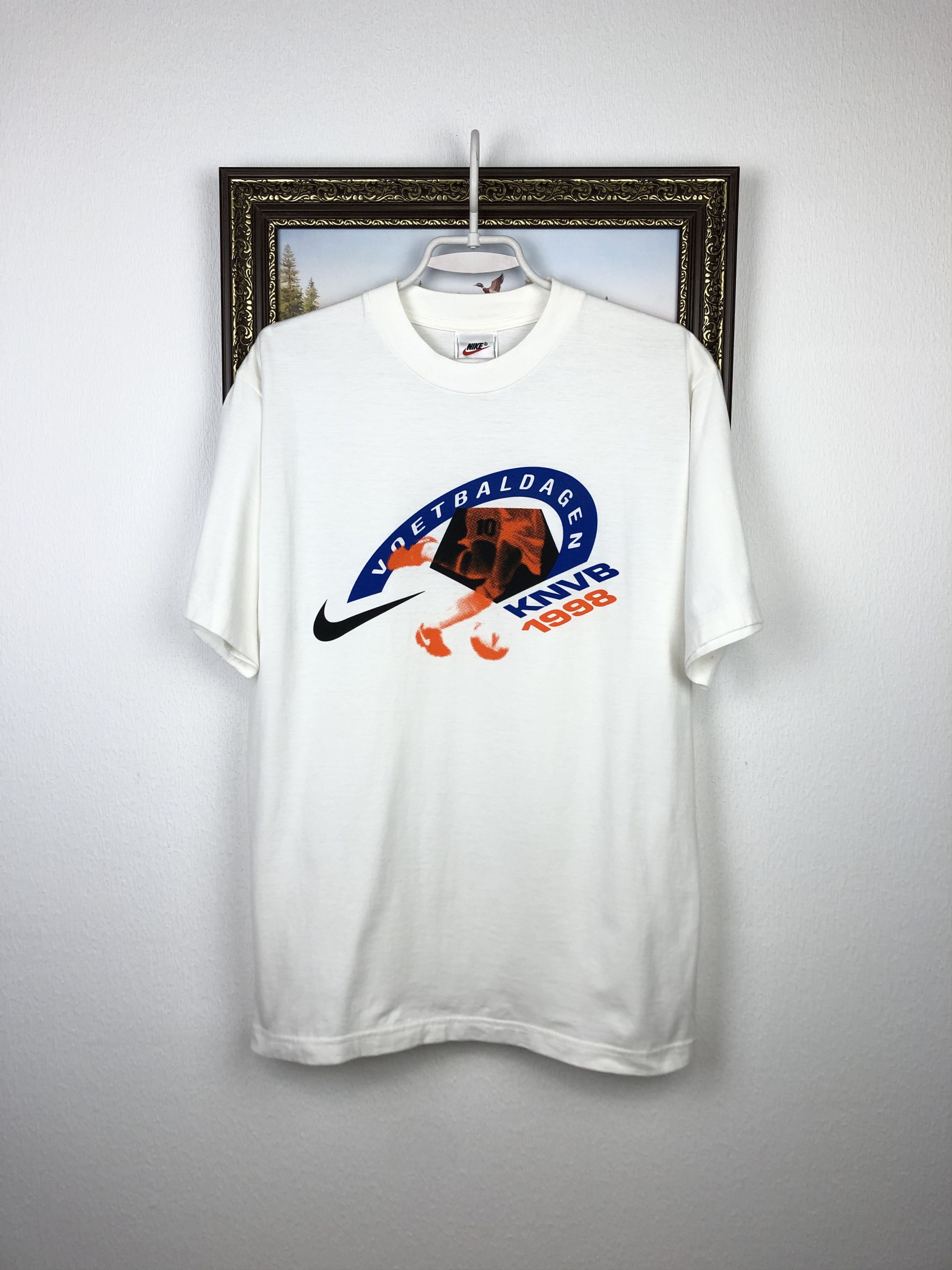 Nike Vintage Nike Netherlands Holland Football Shirt Soccer Tee Size US S / EU 44-46 / 1 - 1 Thumbnail