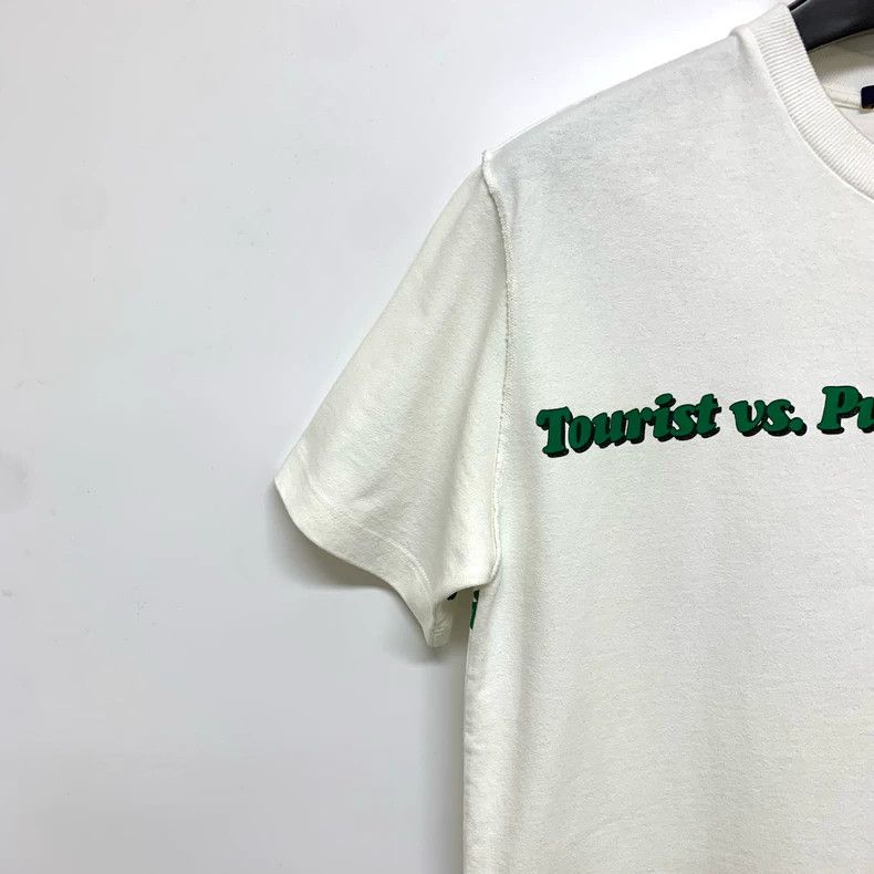 Louis Vuitton LOUIS VUITTON White and green slogan short sleeve T-shirt Size US M / EU 48-50 / 2 - 4 Thumbnail
