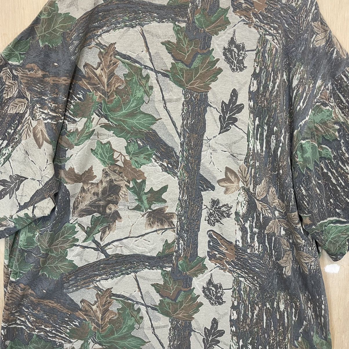 Japanese Brand Vintage 90s Real Tree Crewneck Tee Size US XL / EU 56 / 4 - 10 Thumbnail
