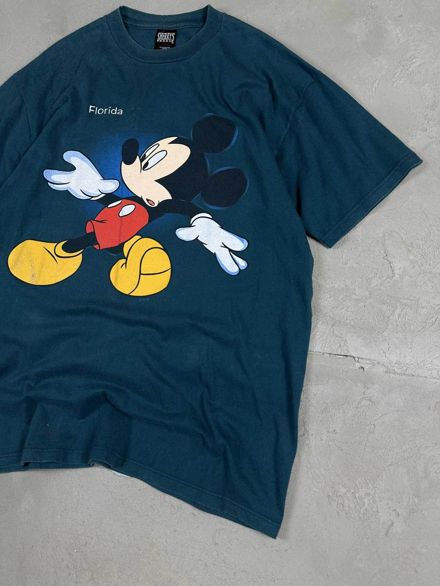 Disney 90s Vintage Mickey Mouse Florida Disney T-shirt Size US XL / EU 56 / 4 - 4 Thumbnail