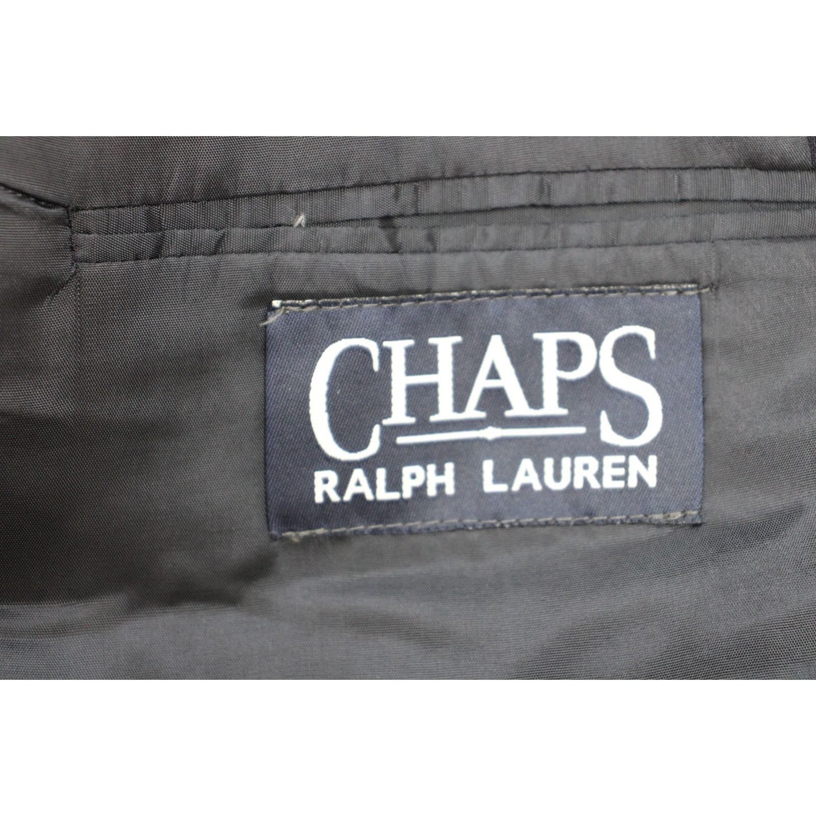 Chaps Chaps Ralph Lauren Blazer Mens 44L Navy Blue 100% Wool Size 44L - 5 Thumbnail