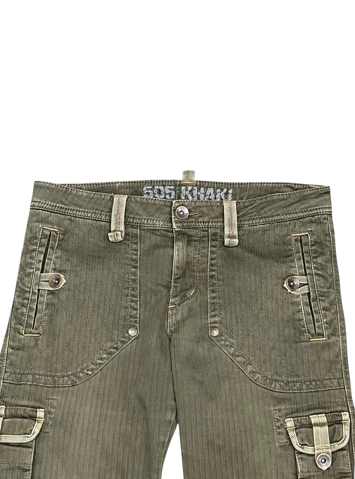 Edwin Vintage Edwin 505 Cargo Flare Pants Y2K Harajuku Military Size US 32 / EU 48 - 9 Thumbnail