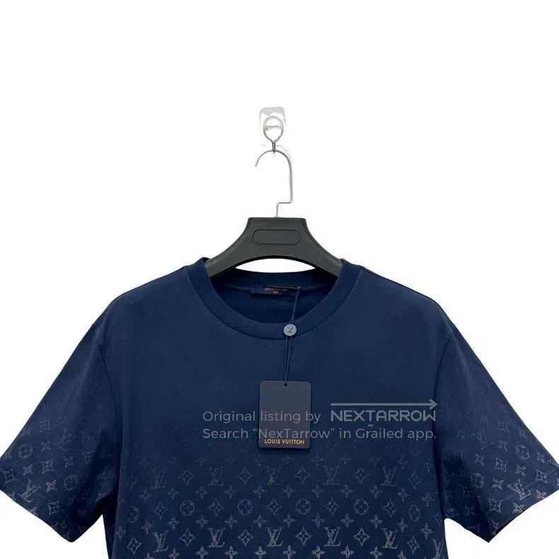 Louis Vuitton Louis Vuitton Full print dark stripe gradient short sleeve Size US XL / EU 56 / 4 - 3 Thumbnail