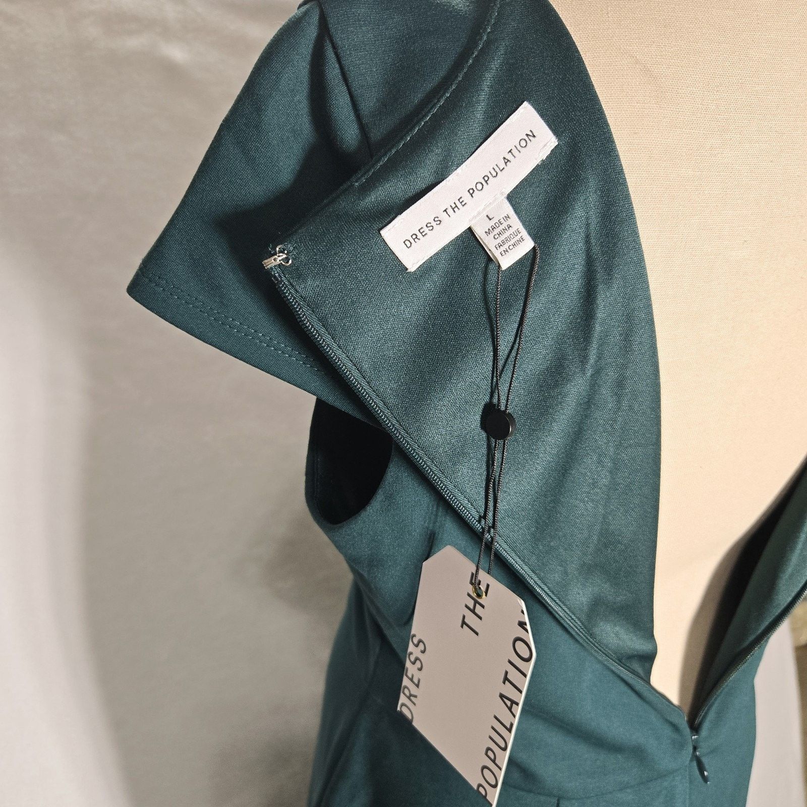 Dress the Population Dress The Population Sheath Dress Large NWT Green Lined Size L / US 10 / IT 46 - 10 Thumbnail