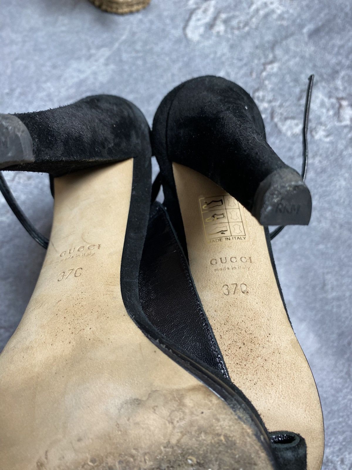 Gucci Gucci heels suede womens 37 Size US 7 / IT 37 - 10 Thumbnail