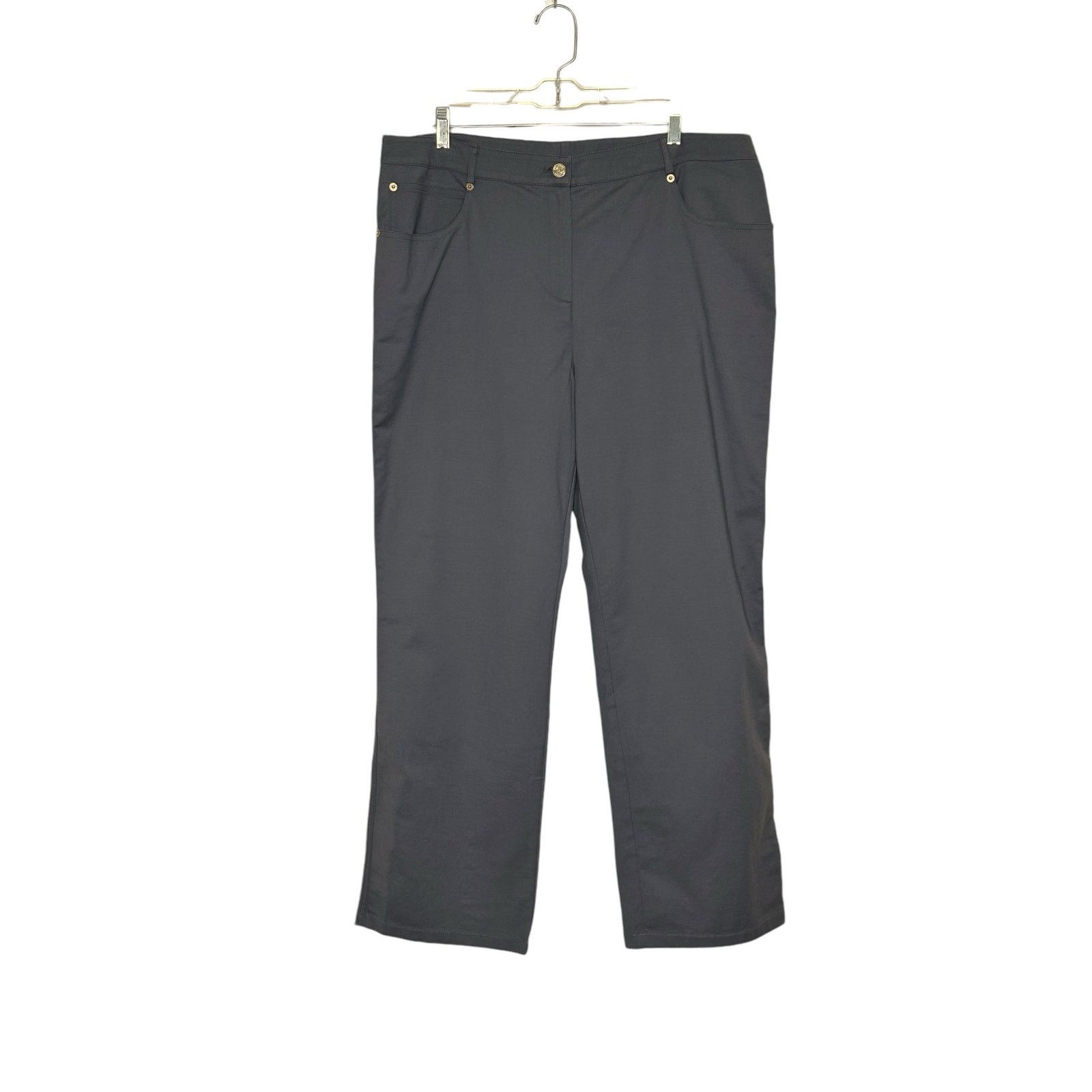 St. John St. John gray wide legs casual pants size 16 Size 38" / US 16 / IT 52 - 8 Thumbnail