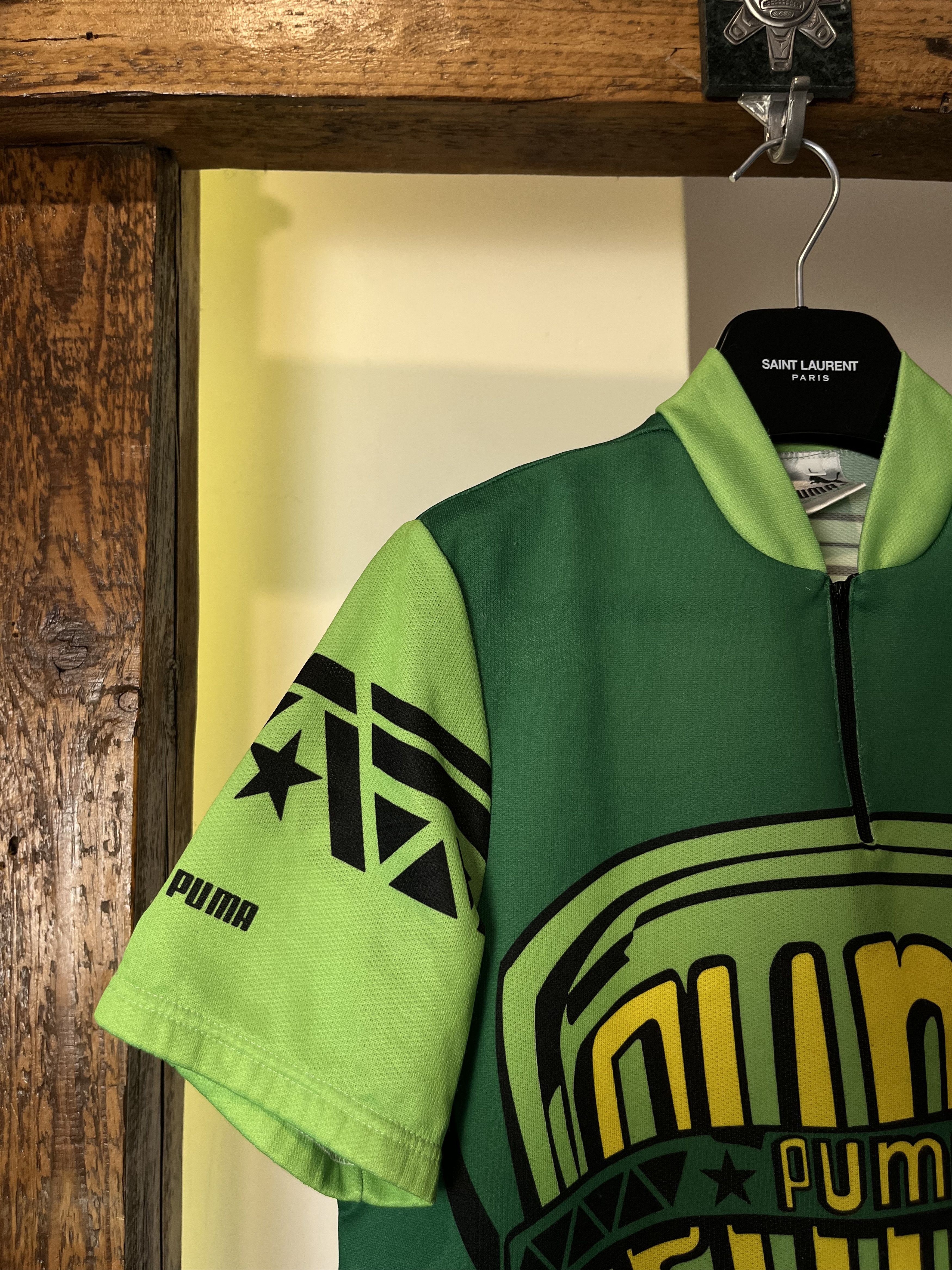 Puma Vintage 90s Puma Cyclingt Bike Jersey Size US L / EU 52-54 / 3 - 3 Thumbnail