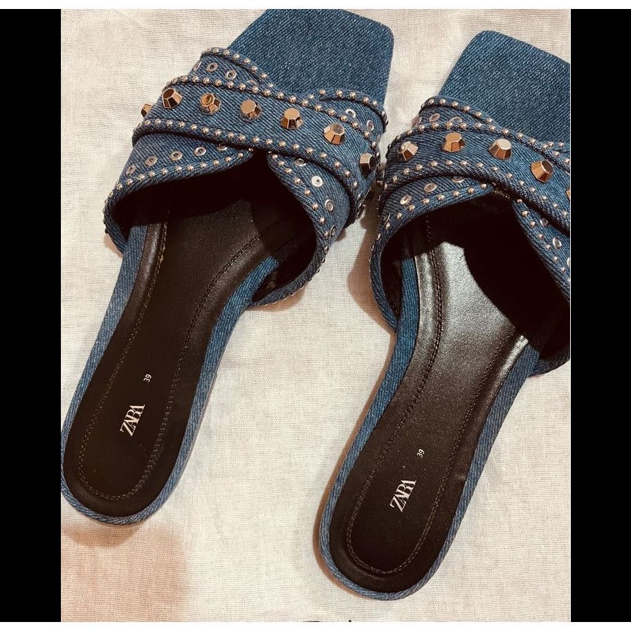 Zara ZARA Square Toe Flats NWT Size US 7.5 / IT 37.5 - 14 Thumbnail