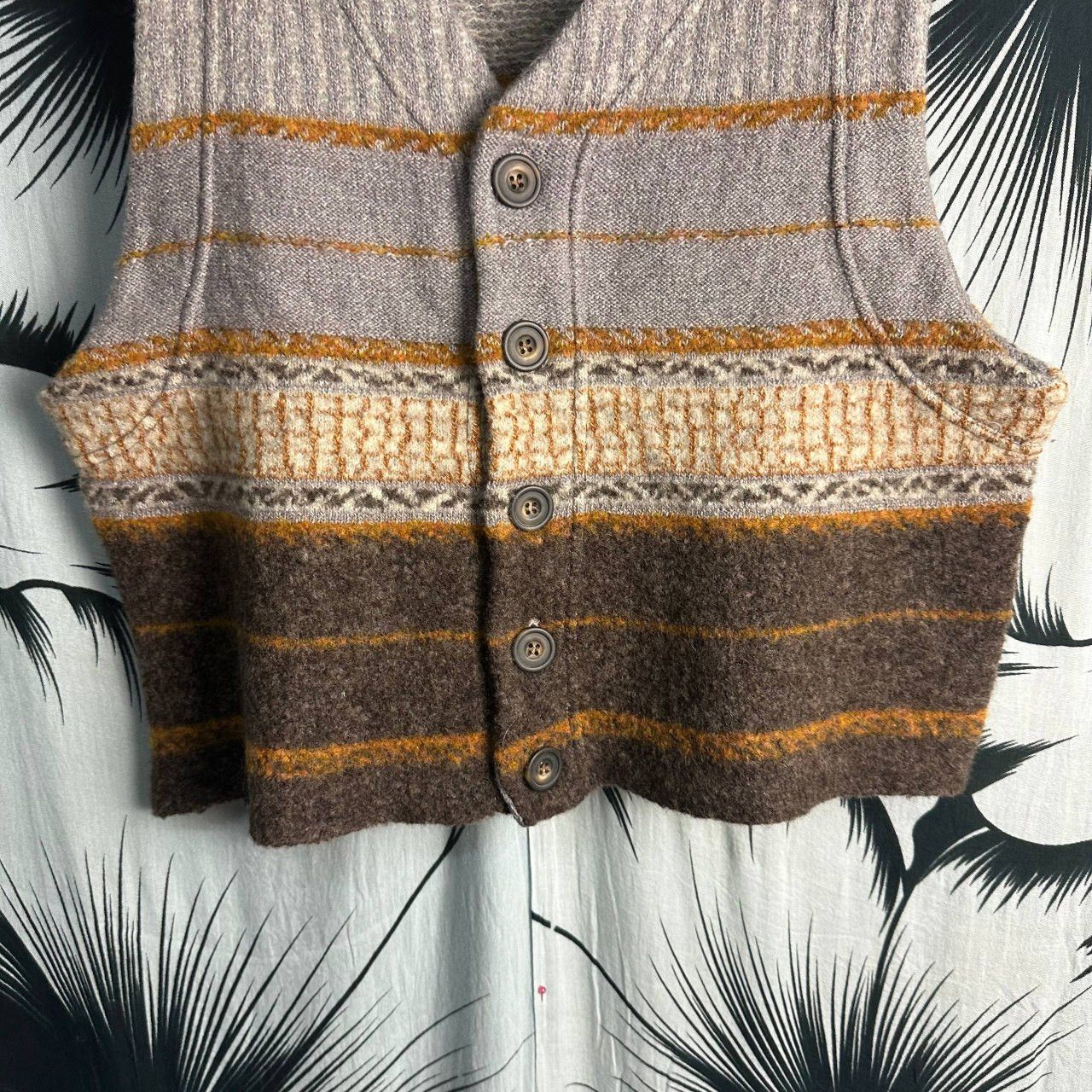 Dries Van Noten Archive Dries Van Noten Designer Luxury Wool Vest Size US M / EU 48-50 / 2 - 6 Thumbnail
