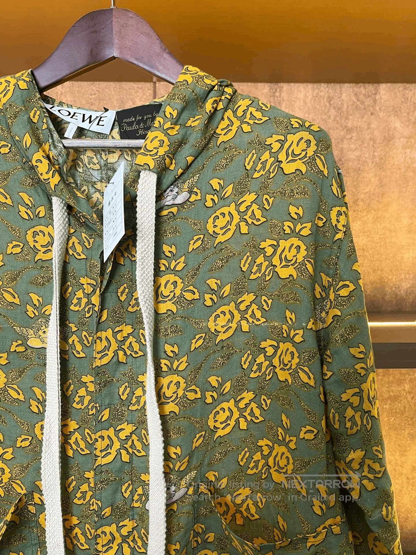 Other Loewe Green Floral Hooded Coat. Size L / US 10 / IT 46 - 3 Thumbnail