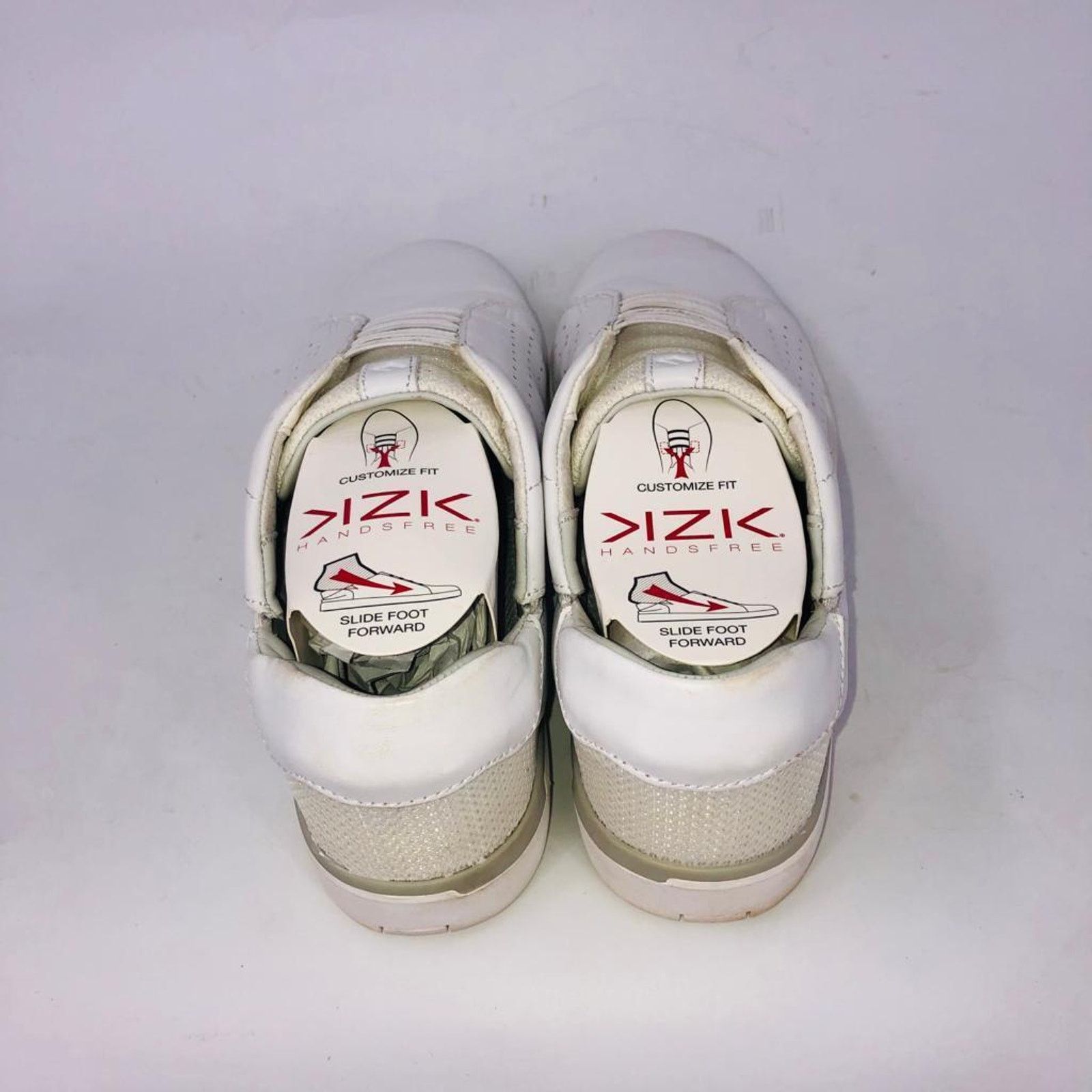 Kiriko Made KIZIK WOMEN MIAMI HANDS-FREE DURABLE WHITE SNEAKER SIZE 8B Size US 8 / IT 38 - 3 Thumbnail