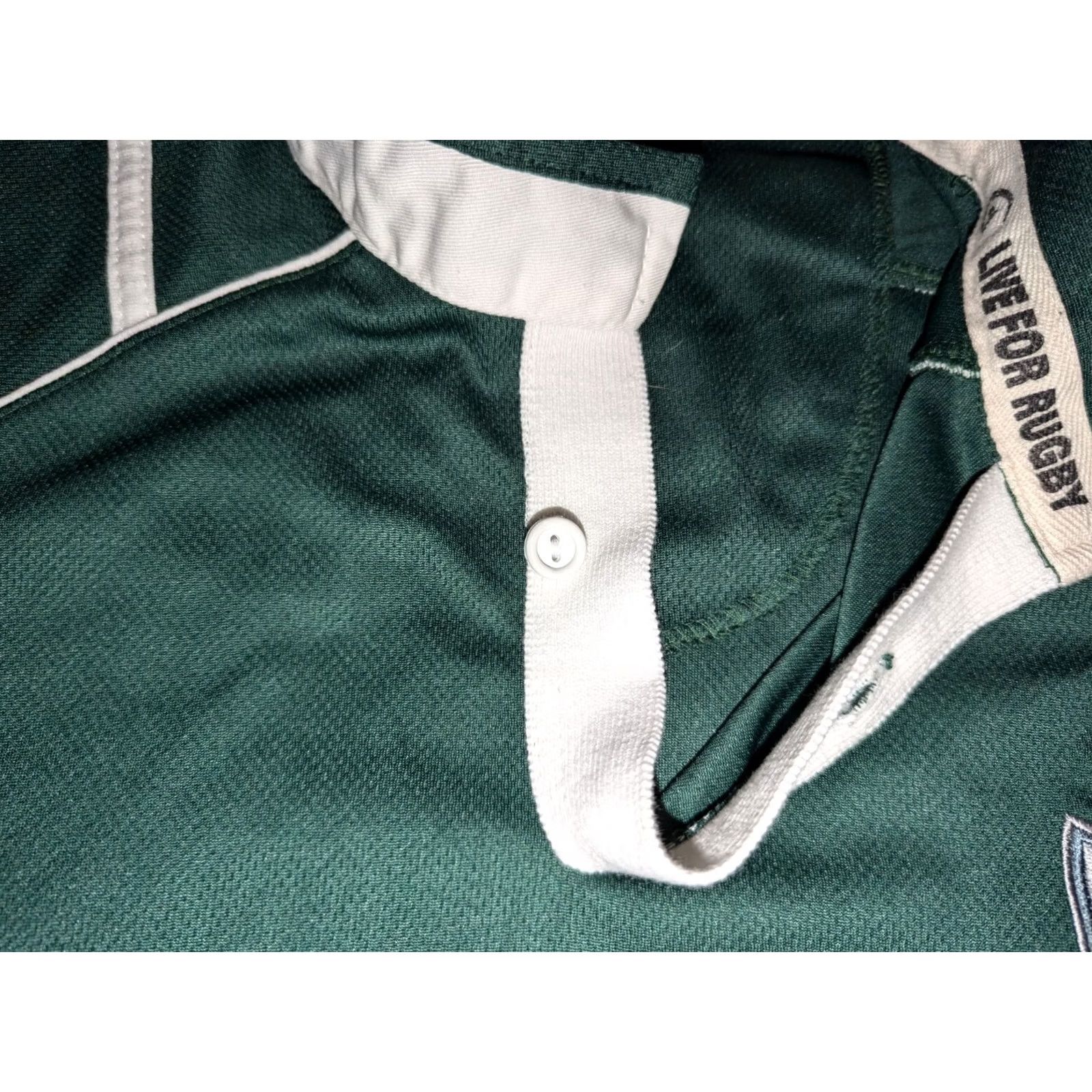 Vintage Live For Rugby Malham Ireland Shirt Men's M Green 100% Breathable Polyester Short Sleeve Crew Neck Size US M / EU 48-50 / 2 - 6 Thumbnail