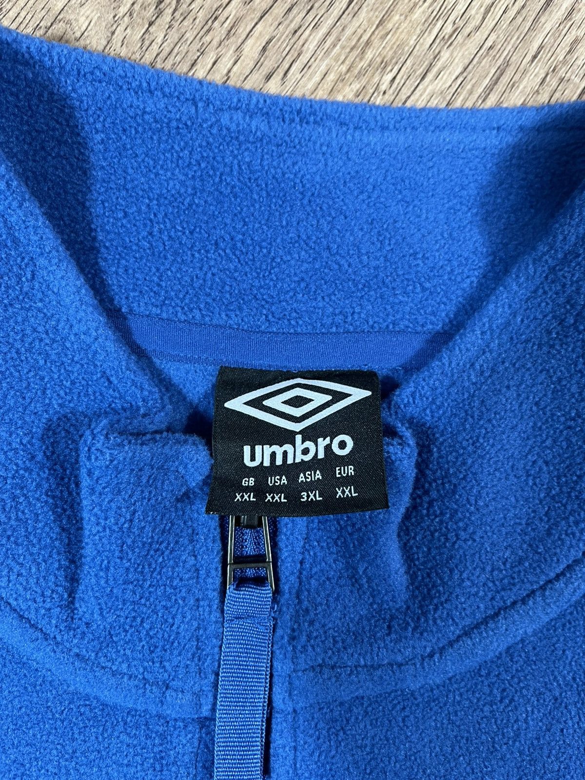 Umbro Vintage Umbro Fleece Jacket Size US XXL / EU 58 / 5 - 5 Thumbnail