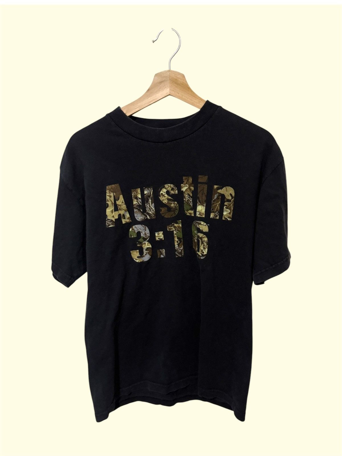 Vintage × WWE × WWF Vintage 90s Austin 3:16 Camo T Shirt Size US M / EU 48-50 / 2 - 2 Thumbnail