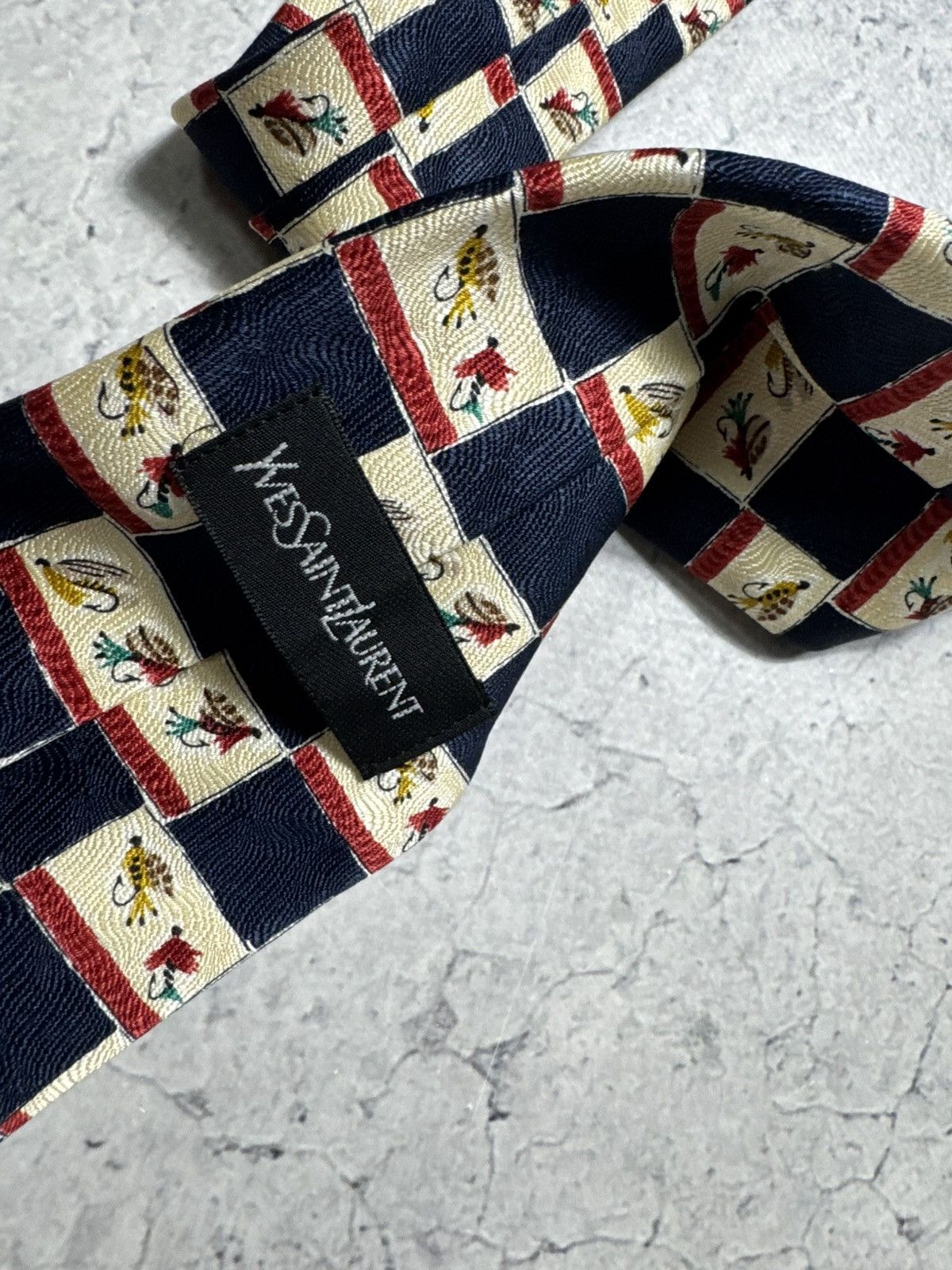 Yves Saint Laurent Yves Saint Laurent YSL Vintage Silk Tie Size ONE SIZE - 4 Thumbnail