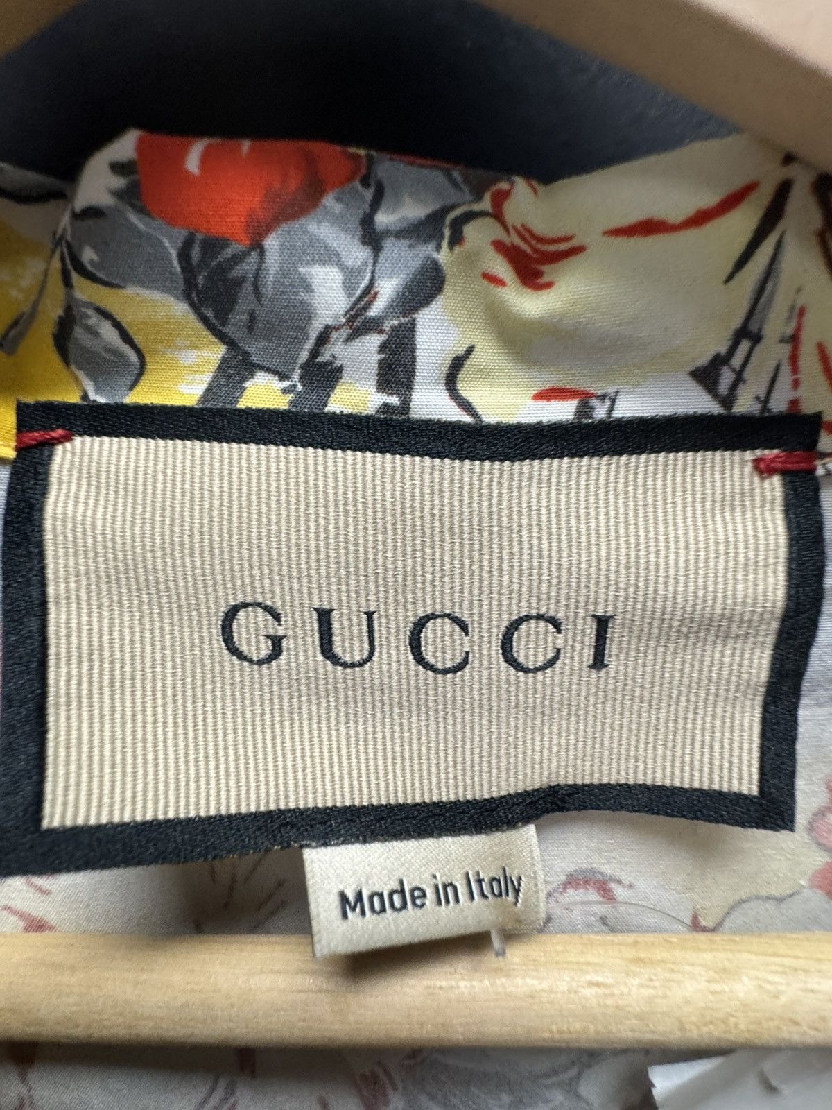 Gucci Gucci Printed Bowling Shirt Yellow/Red Size US XXL / EU 58 / 5 - 3 Thumbnail