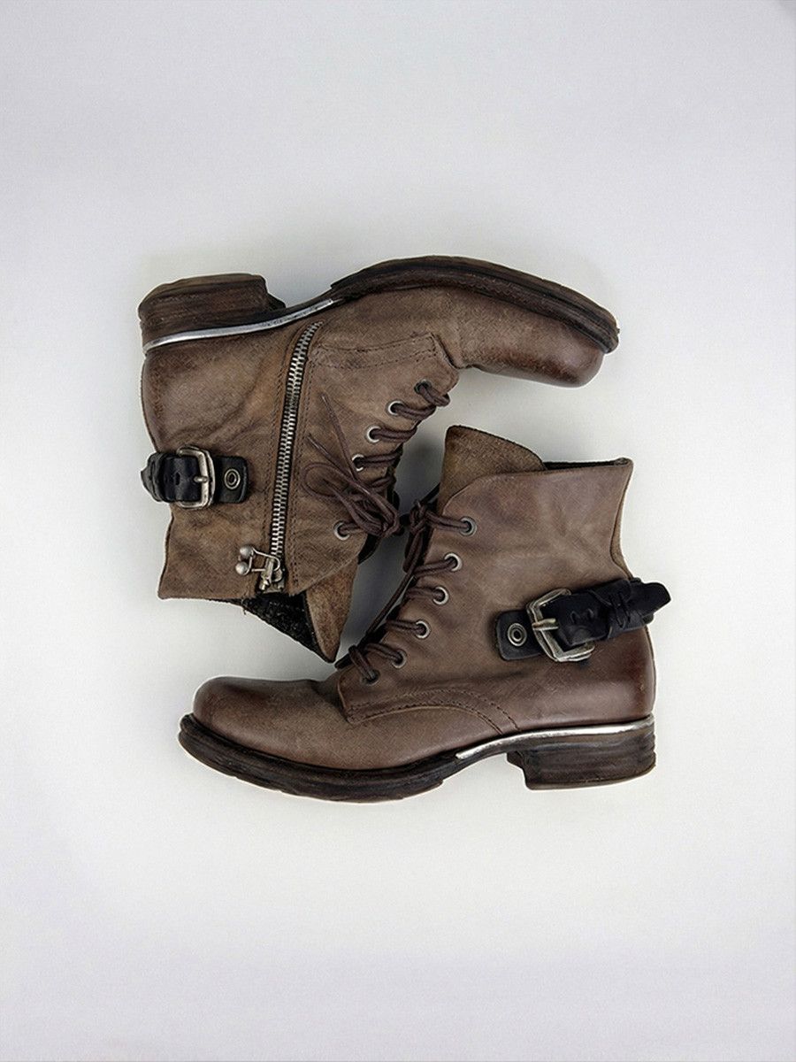 A.S.98 High-top sneakers on the Airstep A.S98 with buckles Size US 7 / IT 37 - 1 Thumbnail