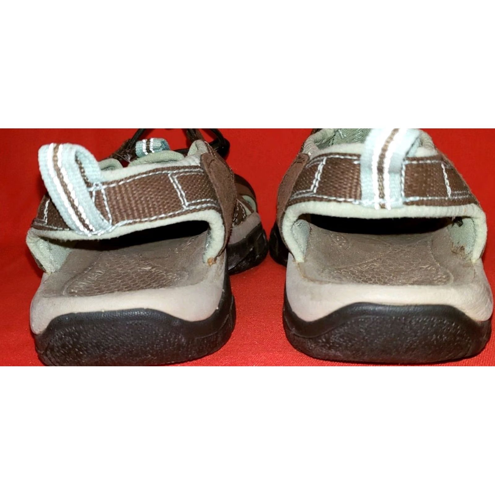 KEEN KEEN Newport H2 Sport Sandals Women's 7.5M 38EU Brown Suede Mint Green Size US 8 / IT 38 - 6 Thumbnail