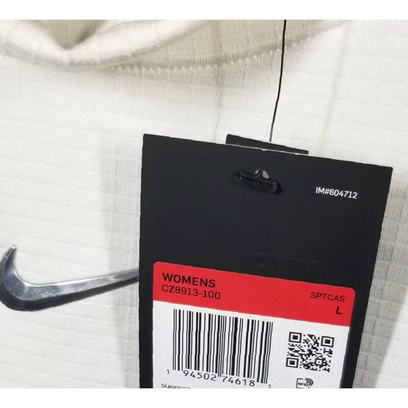 Nike Nike Women Center Swoosh Mid Layer Mock Neck Long Sleeve Top Shirt Large CZ8913 Size L / US 10 / IT 46 - 3 Thumbnail
