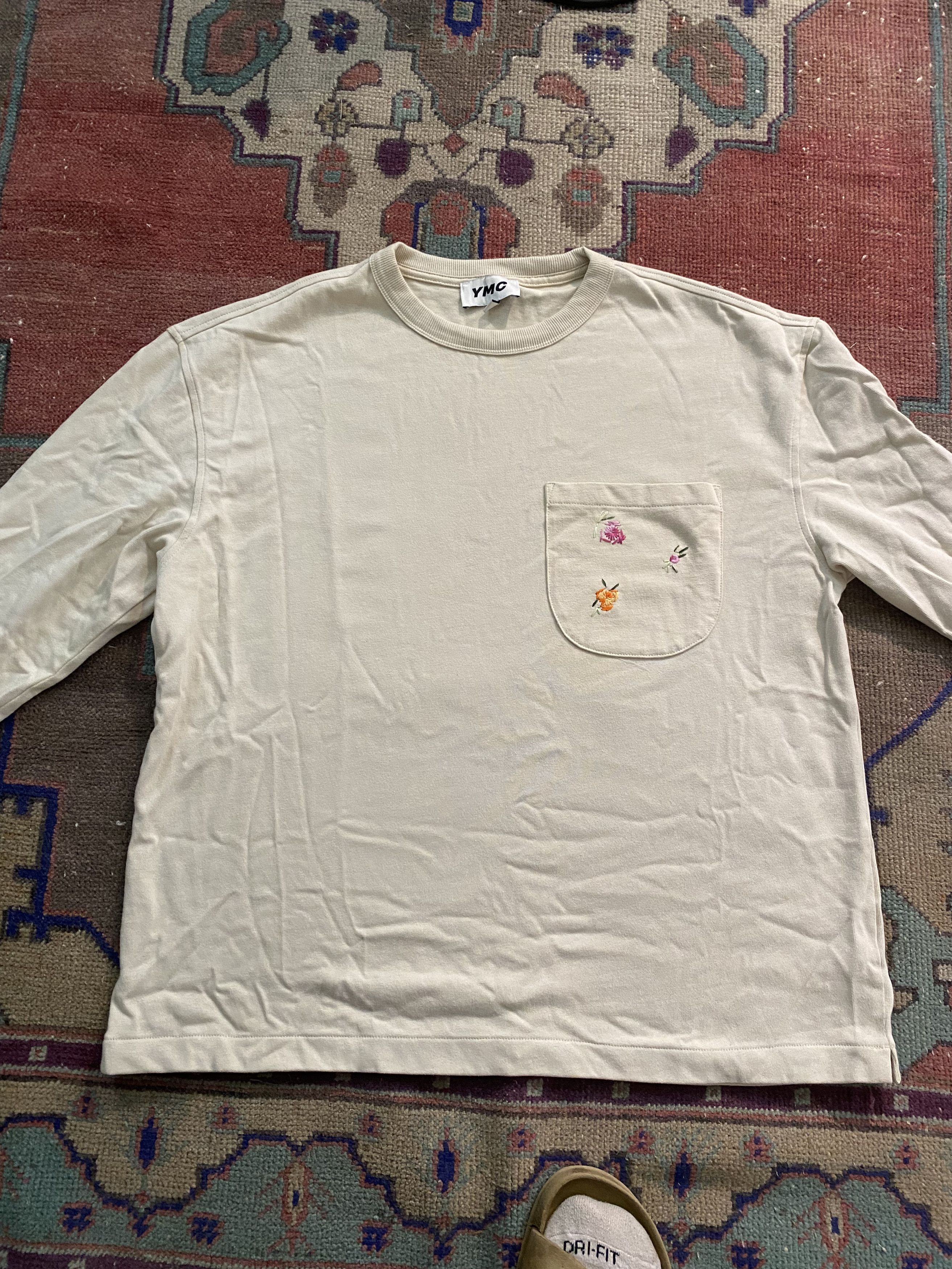 YMC Floral embroidered sweatshirt Size US M / EU 48-50 / 2 - 1 Thumbnail