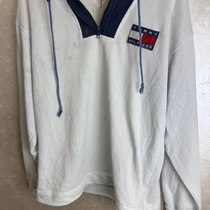 Tommy Hilfiger Tommy Hilfiger Sailing Gear Hoodie Size M Vintage Half Zip Size US M / EU 48-50 / 2 - 6 Thumbnail
