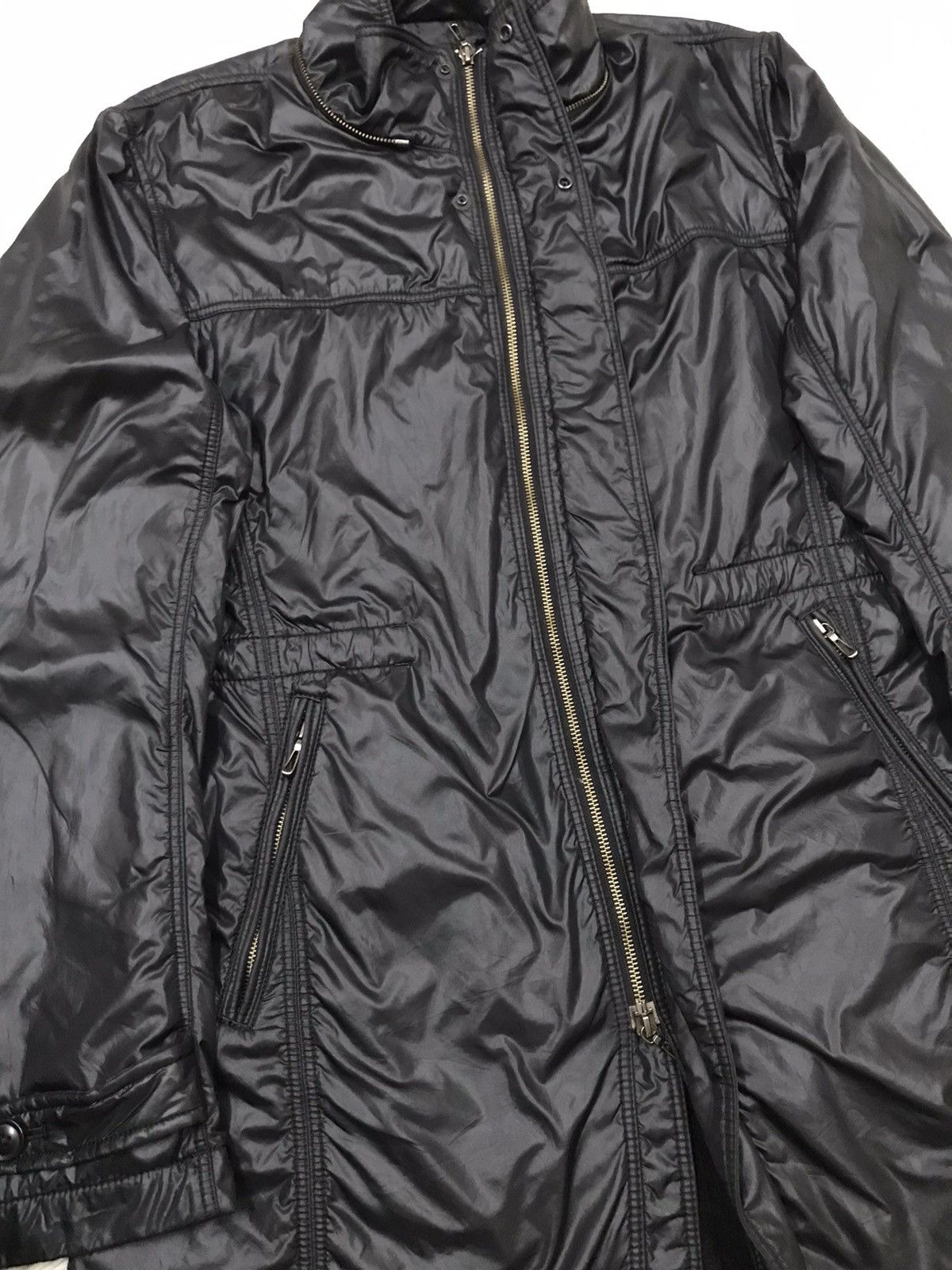 Issey Miyake × Tete Homme × Vintage Tete Homme Nylon Puffer Down Jacket Size US M / EU 48-50 / 2 - 9 Thumbnail