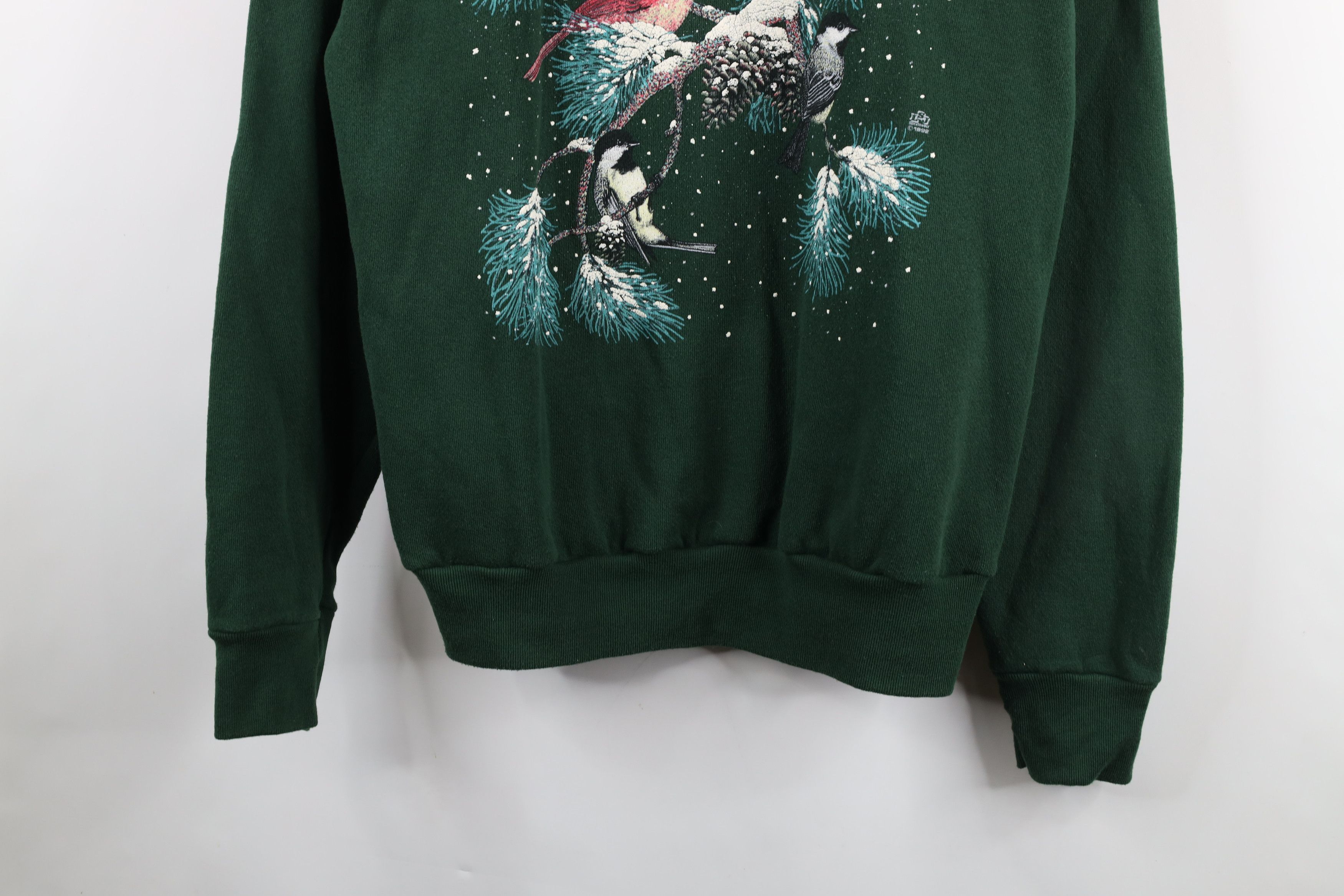 Vintage Vintage 90s Streetwear Snow Birds Collared Sweatshirt USA Size M / US 6-8 / IT 42-44 - 3 Thumbnail