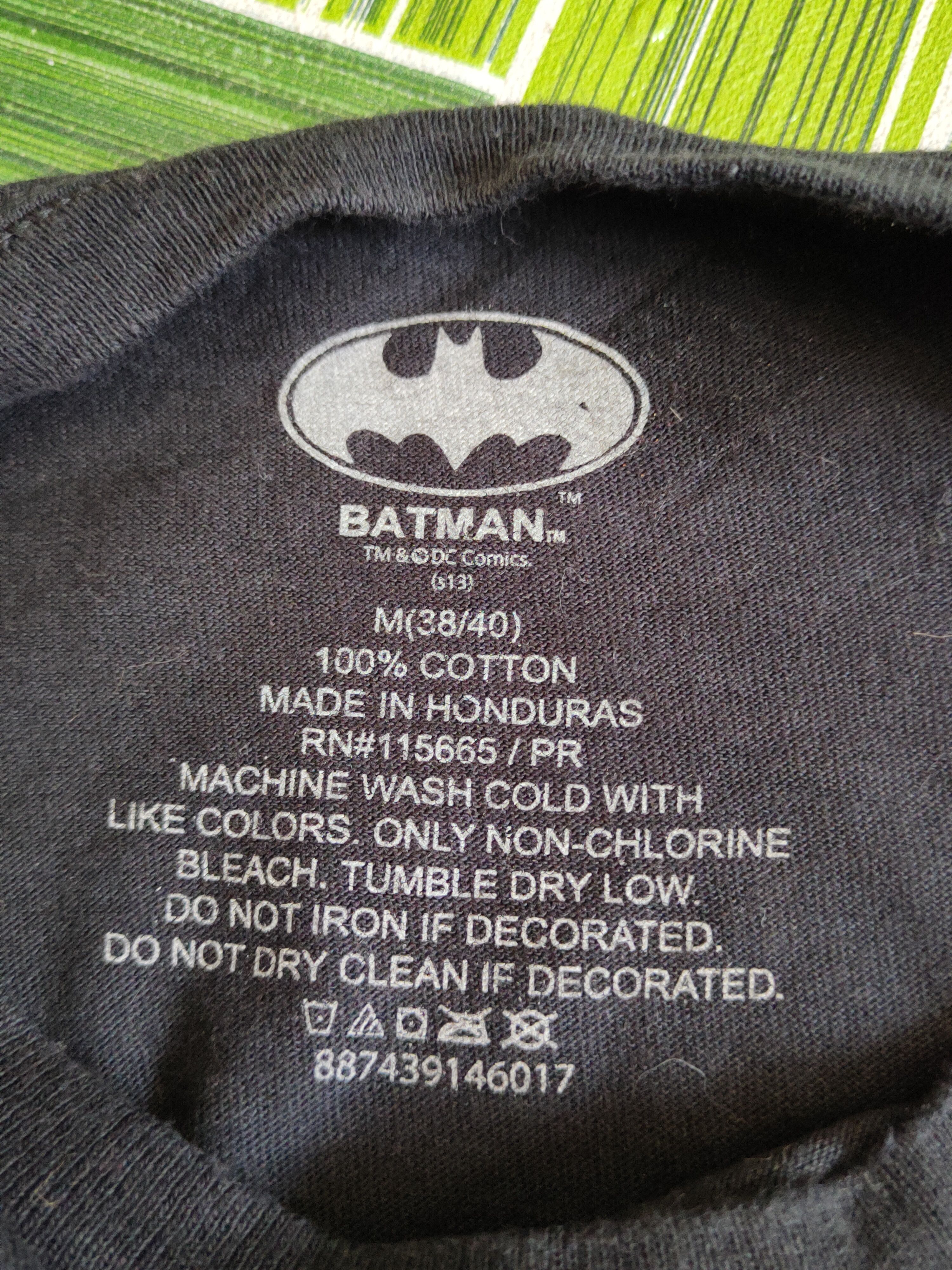 DC Comics × Vintage Batman Black Short Sleeve T-shirts #S2293 Size US M / EU 48-50 / 2 - 11 Thumbnail