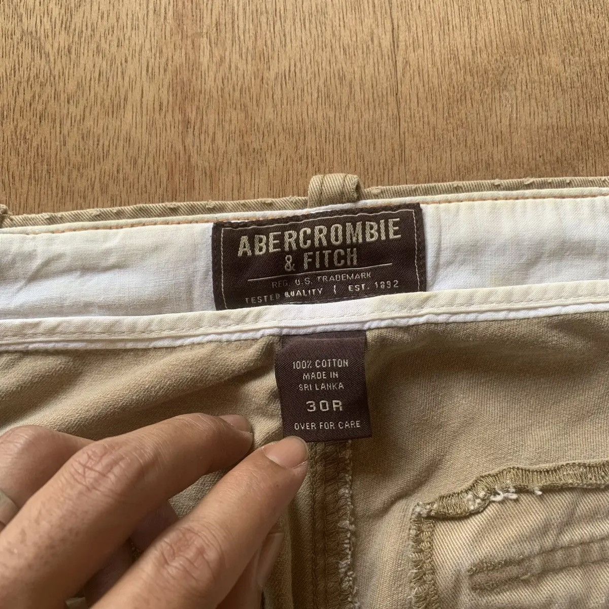 Abercrombie & Fitch ABERCROMBIE & FITCH TROUSERS BLANK BUTTON FLY BAGGY PANTS Size US 30 / EU 46 - 5 Thumbnail