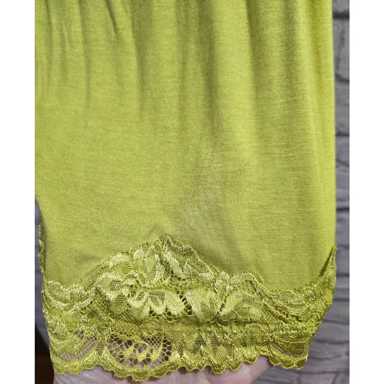 Other Lane Bryant Green Lace Adjustable Strap Tank Top 22/24 Size 3XL / US 20-22 - 2 Thumbnail